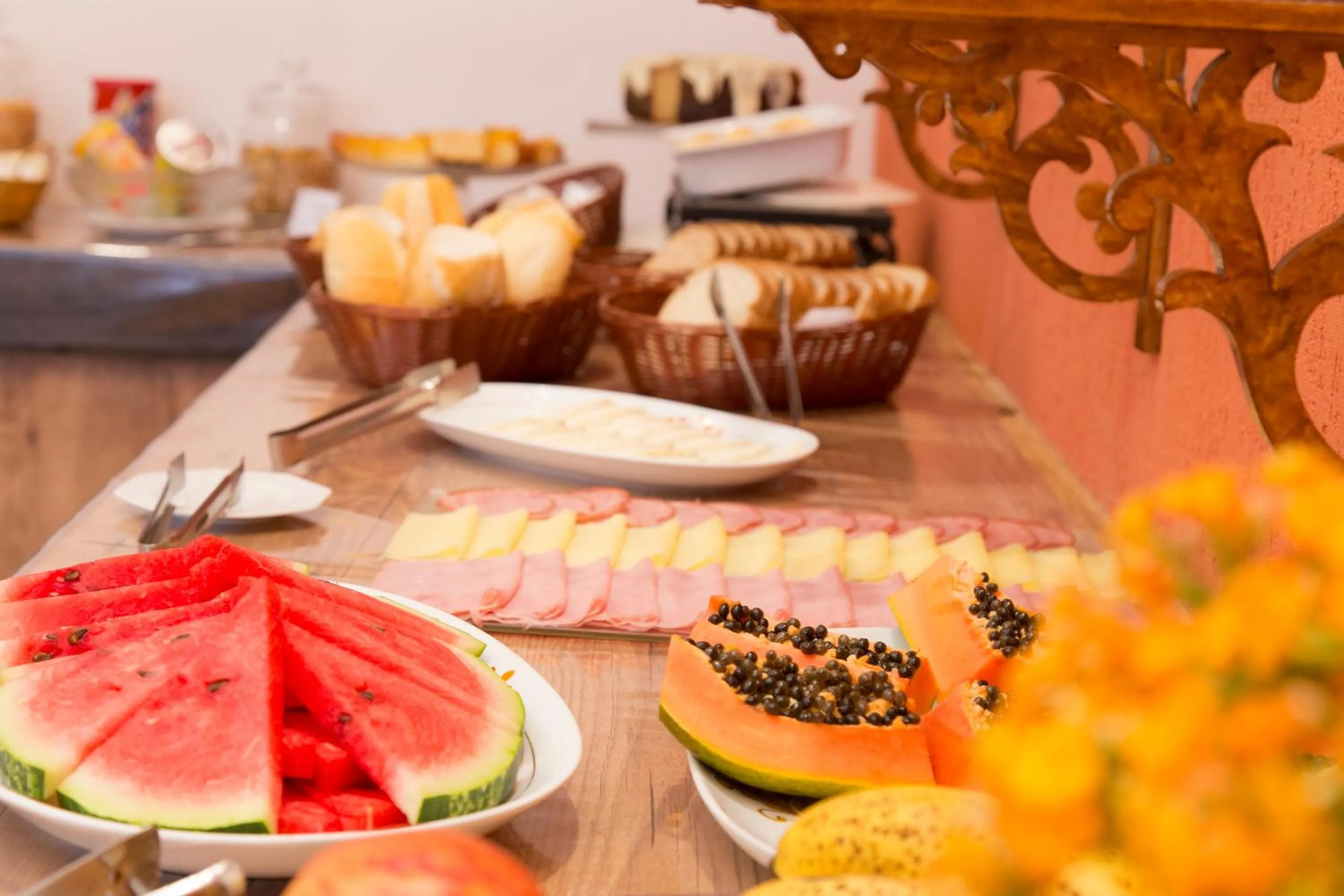 Food and drinks in Pousada Recanto Feliz