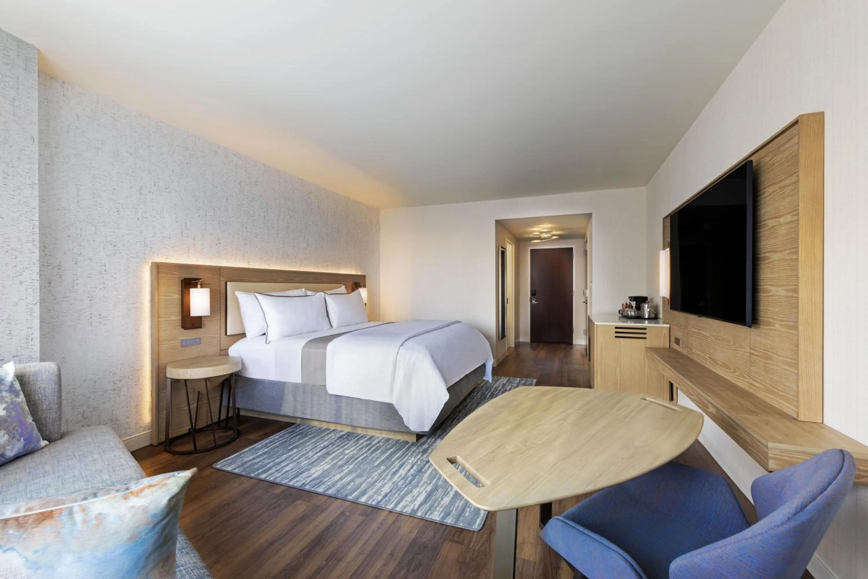 Bed in The Westin Jersey City Newport