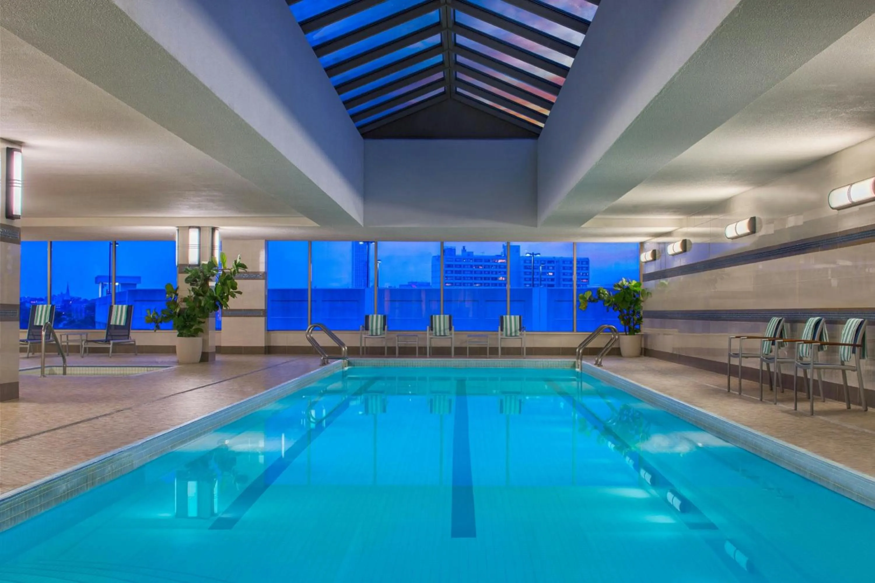 Swimming pool in The Westin Jersey City Newport