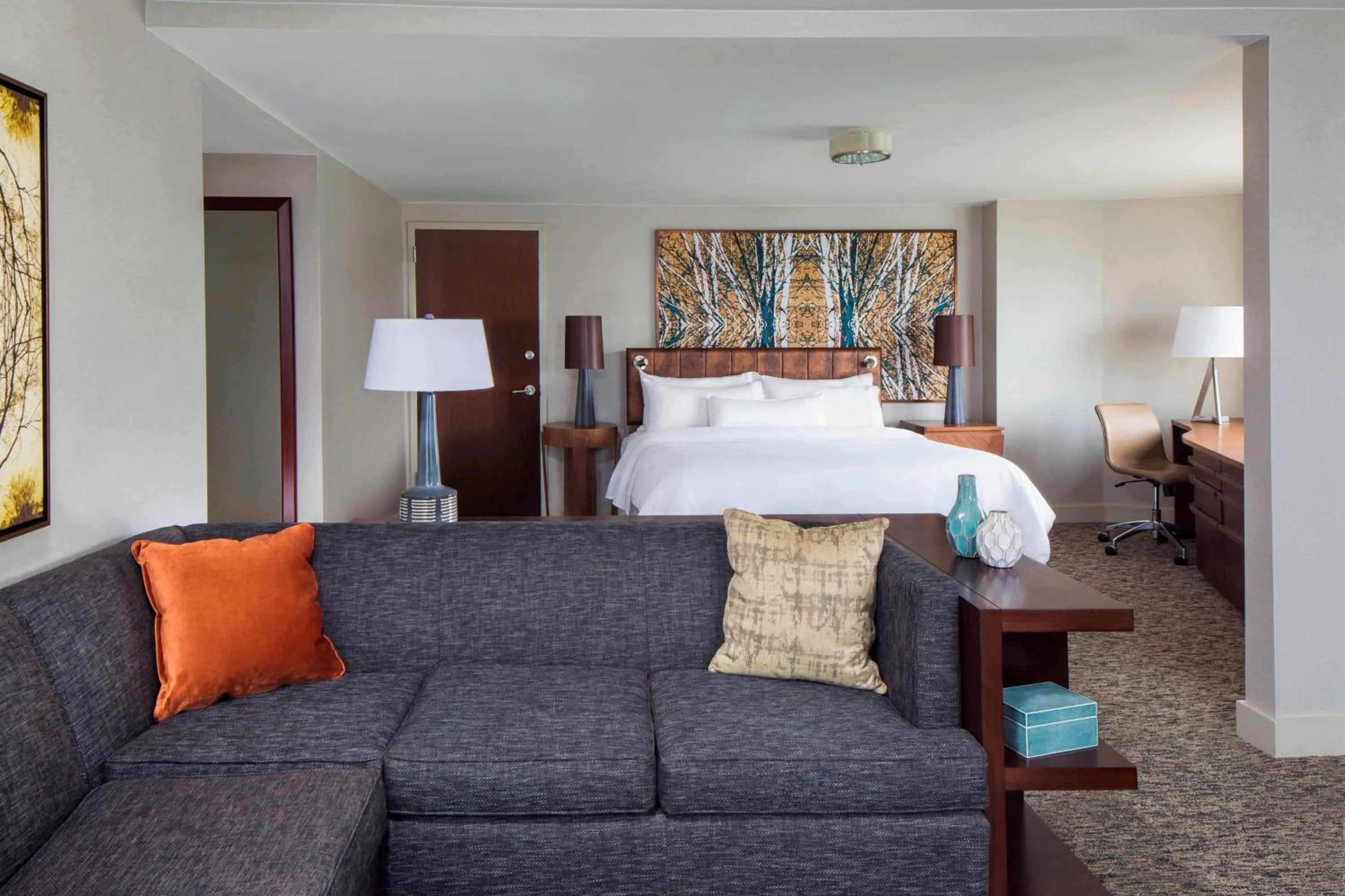 Bedroom, Bed in The Westin Jersey City Newport