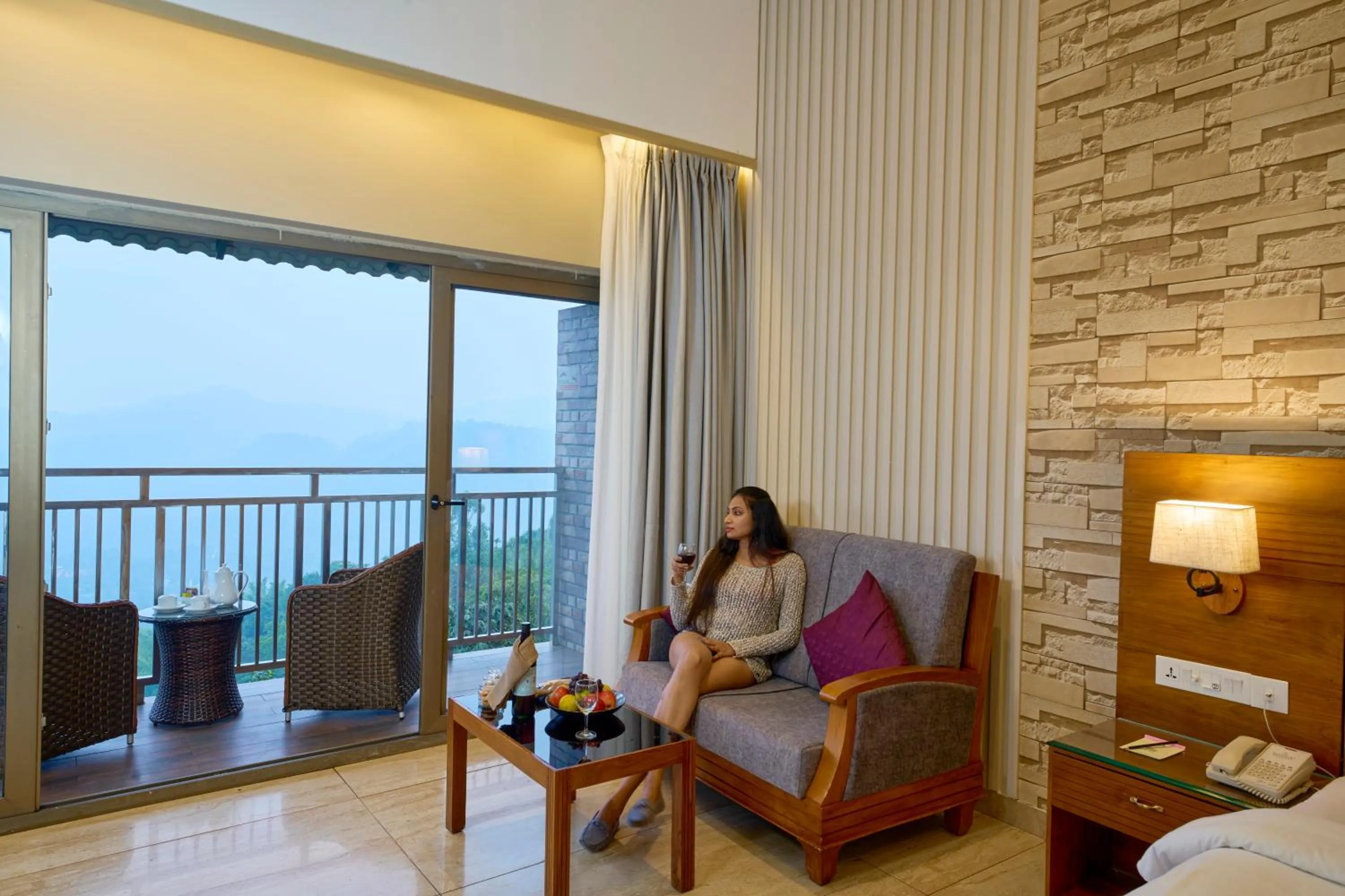 Seating area in Elephant Passage