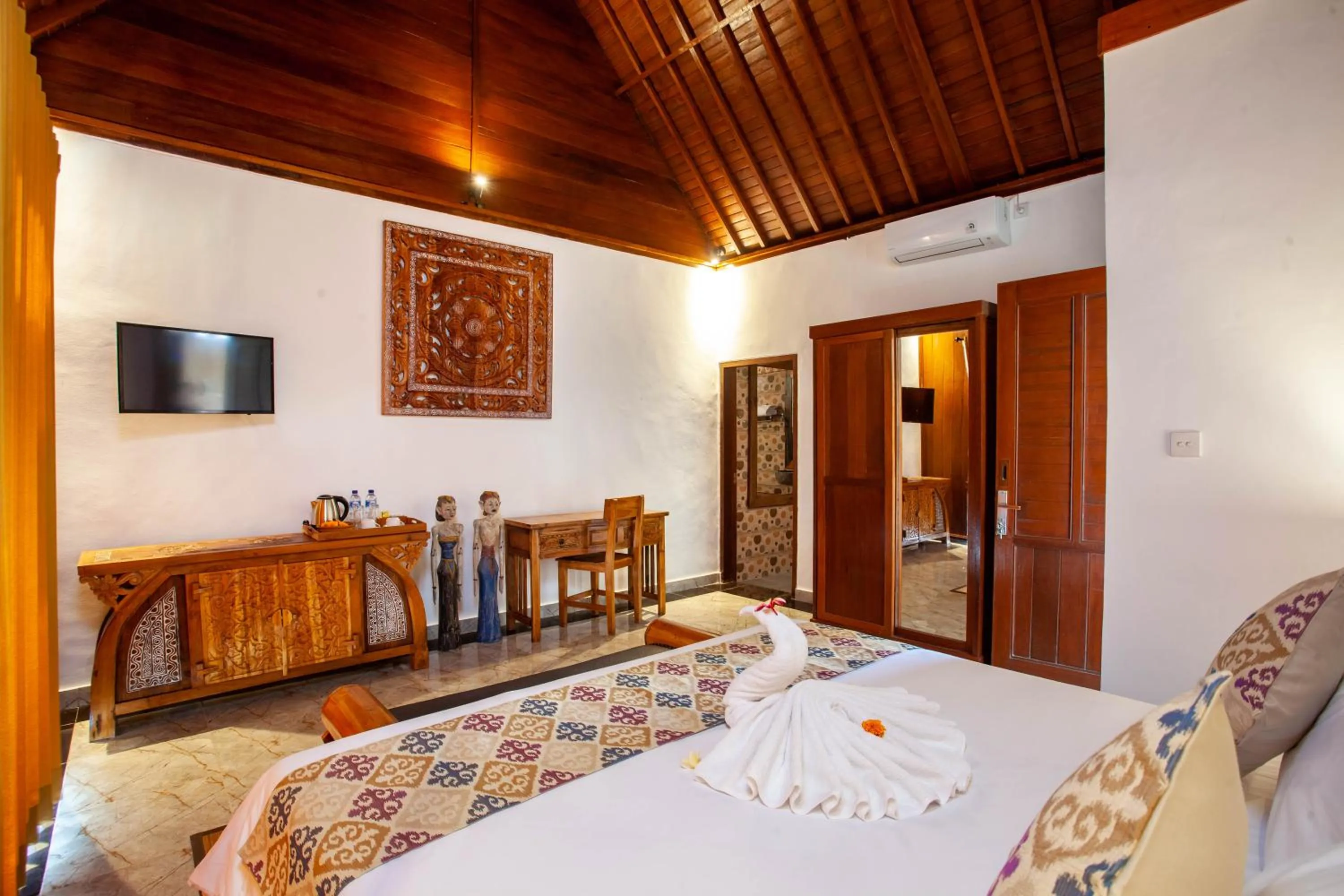 Bed in Campuhan Sebatu Resort