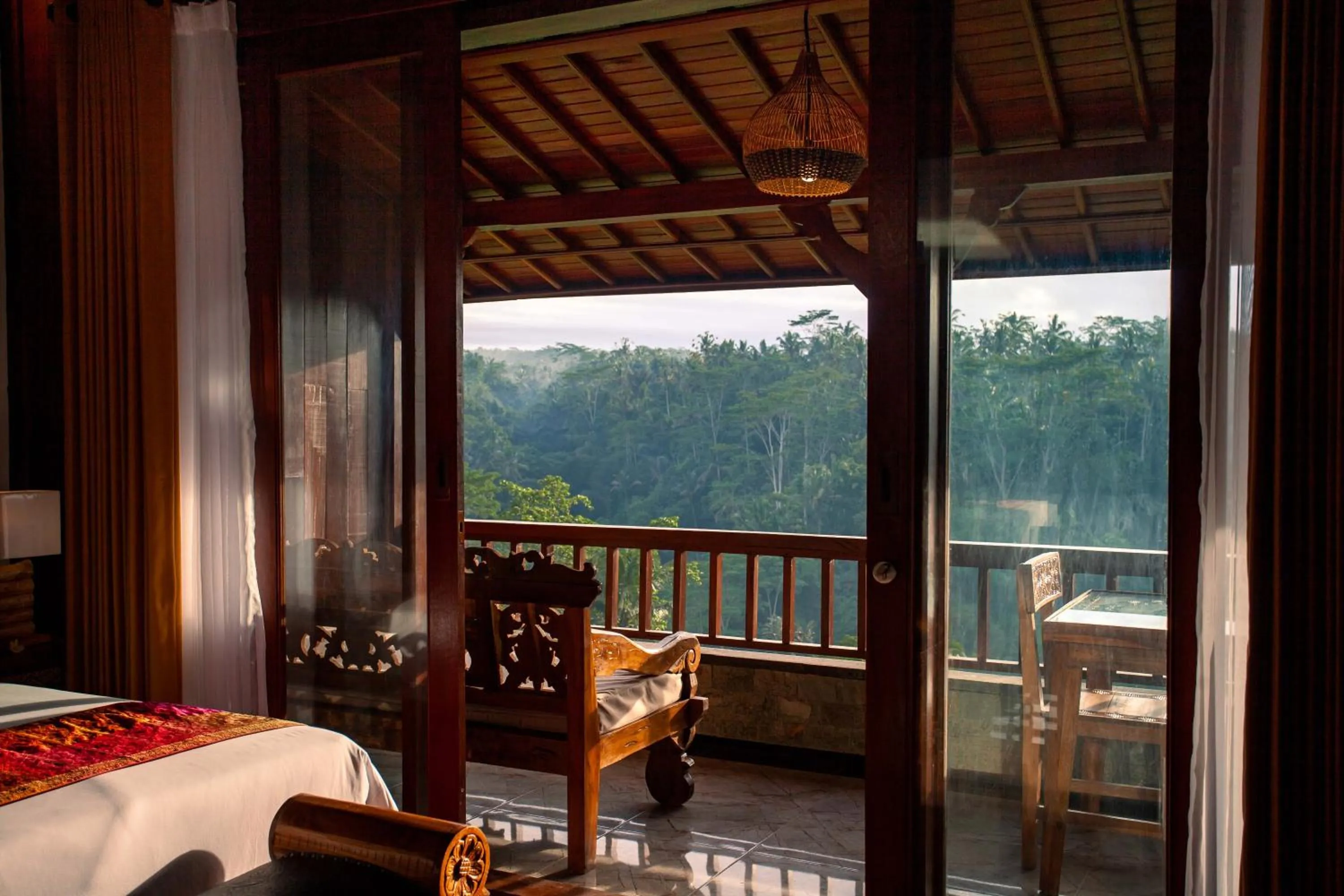 View (from property/room), Bed in Campuhan Sebatu Resort