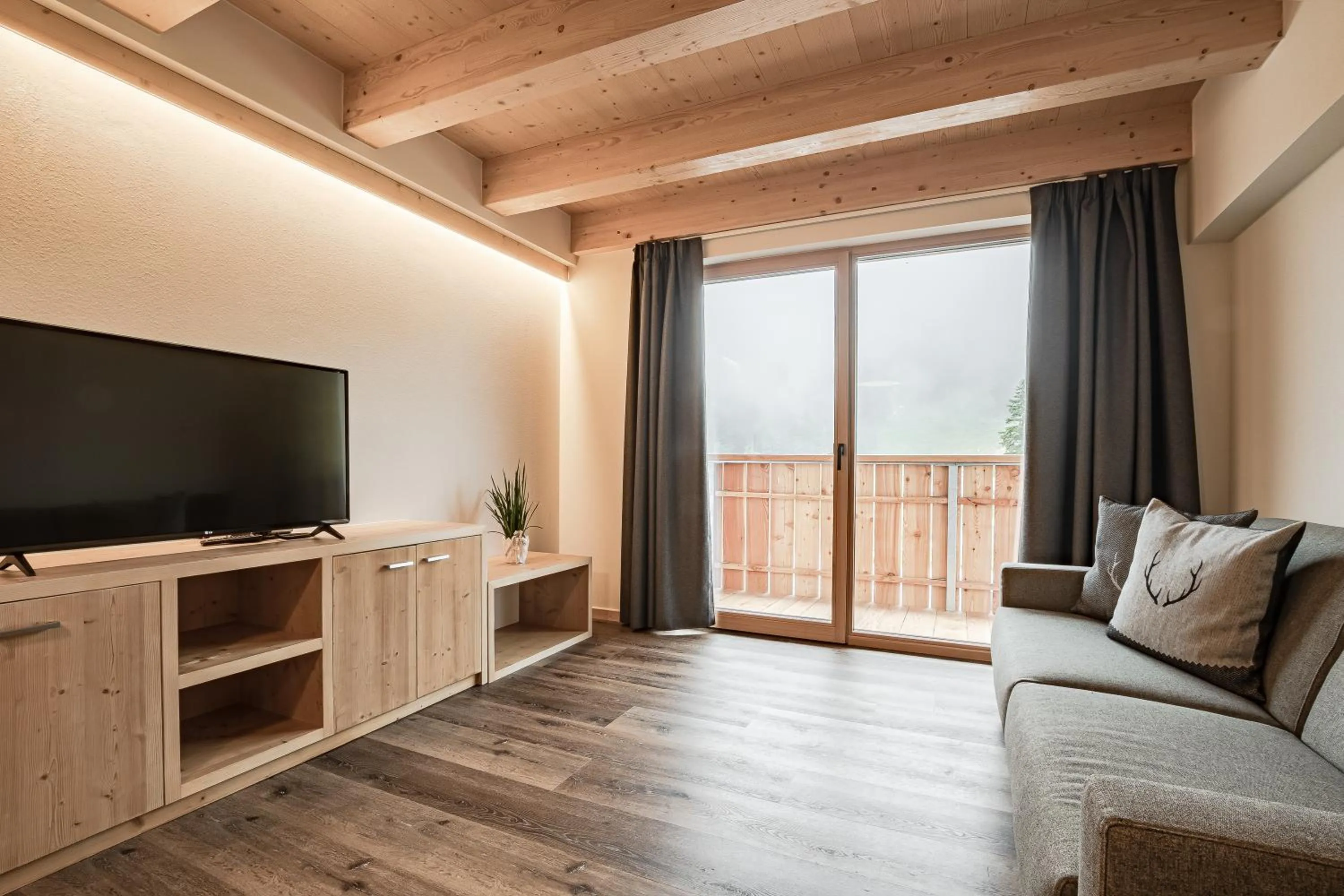 Living room in Chalet Alpenrose