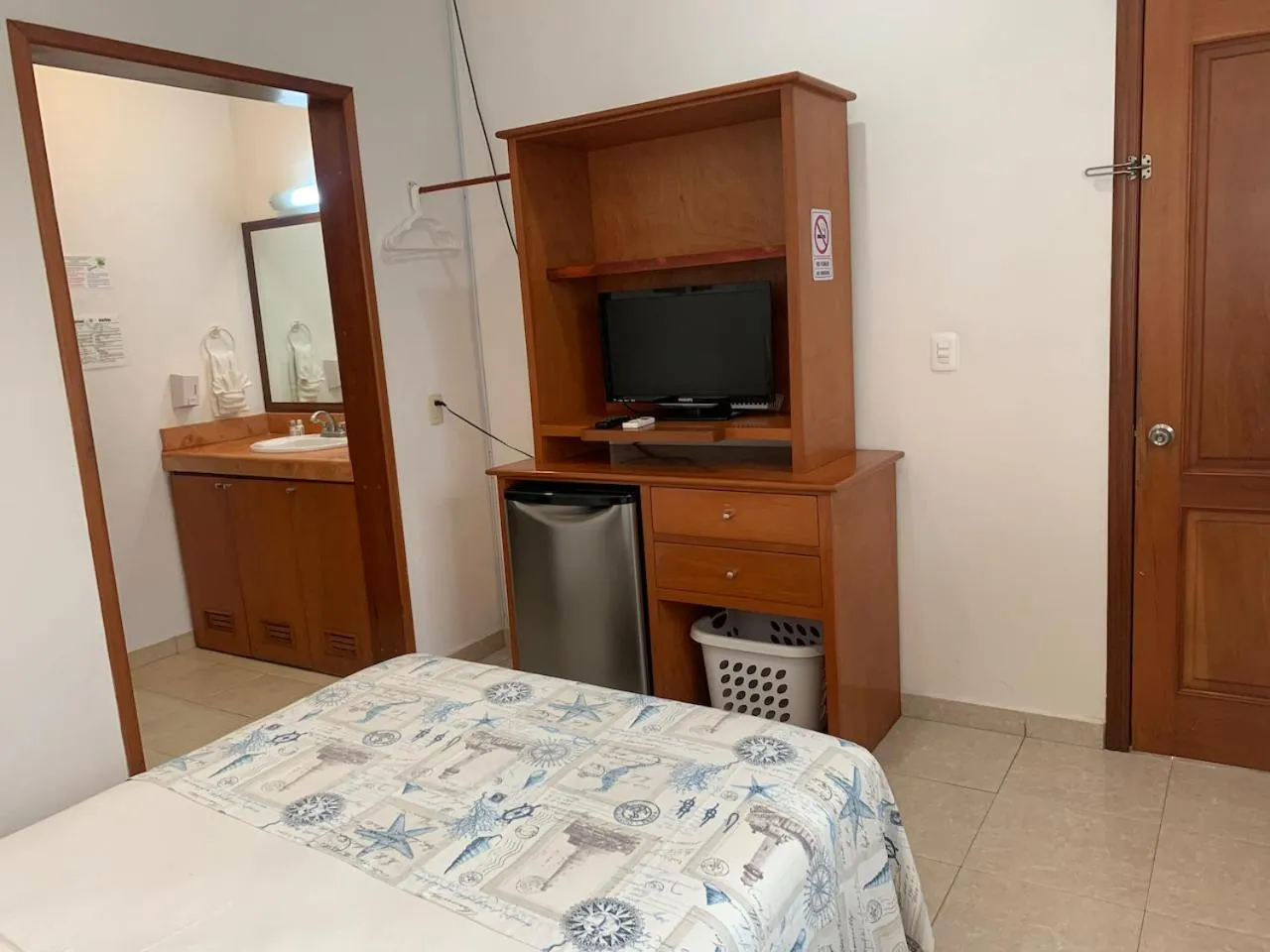 Bedroom, Bed in Xbulu-Ha