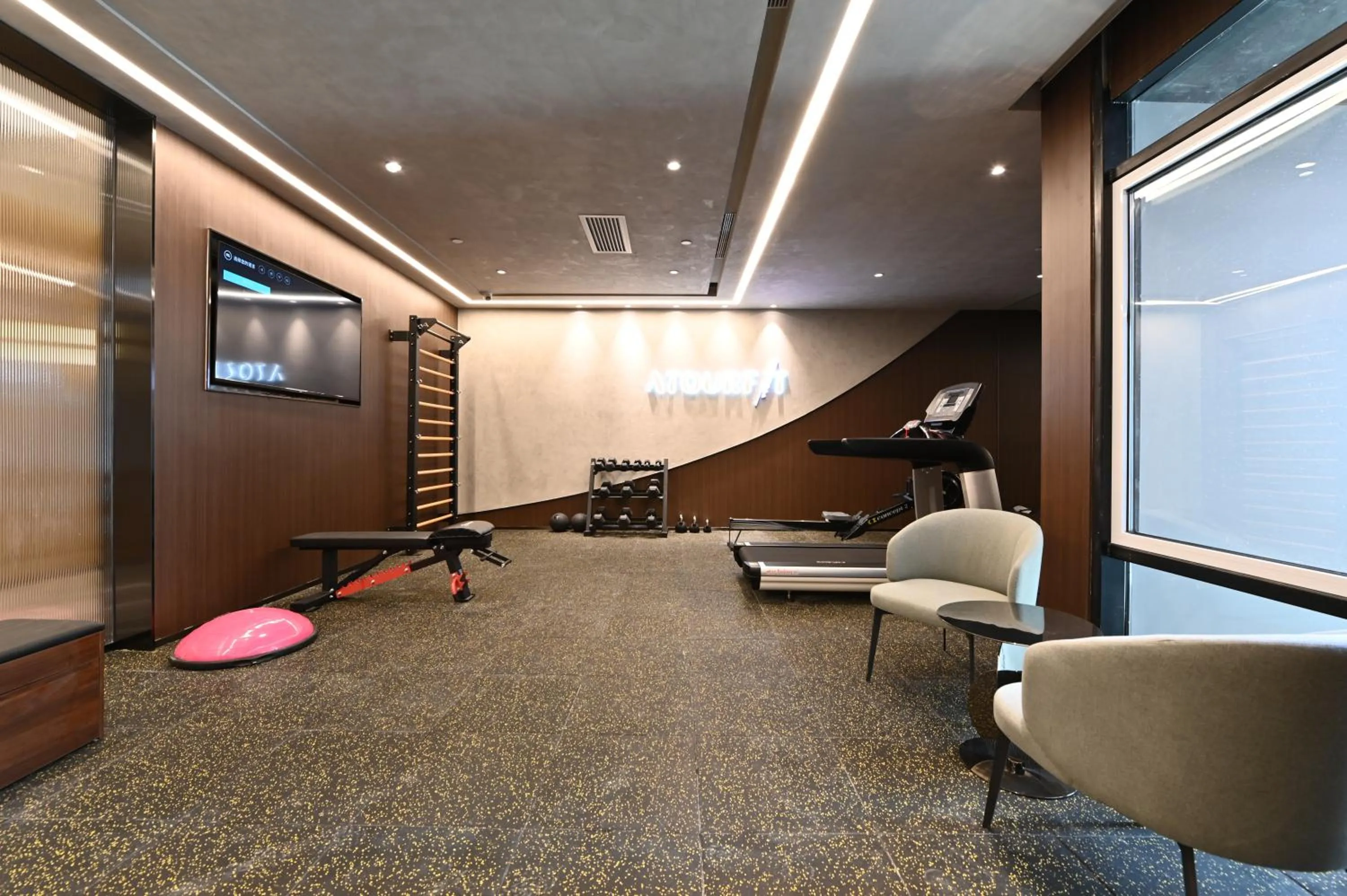 Fitness centre/facilities in Atour Hotel Dalian Hi-tech Zone