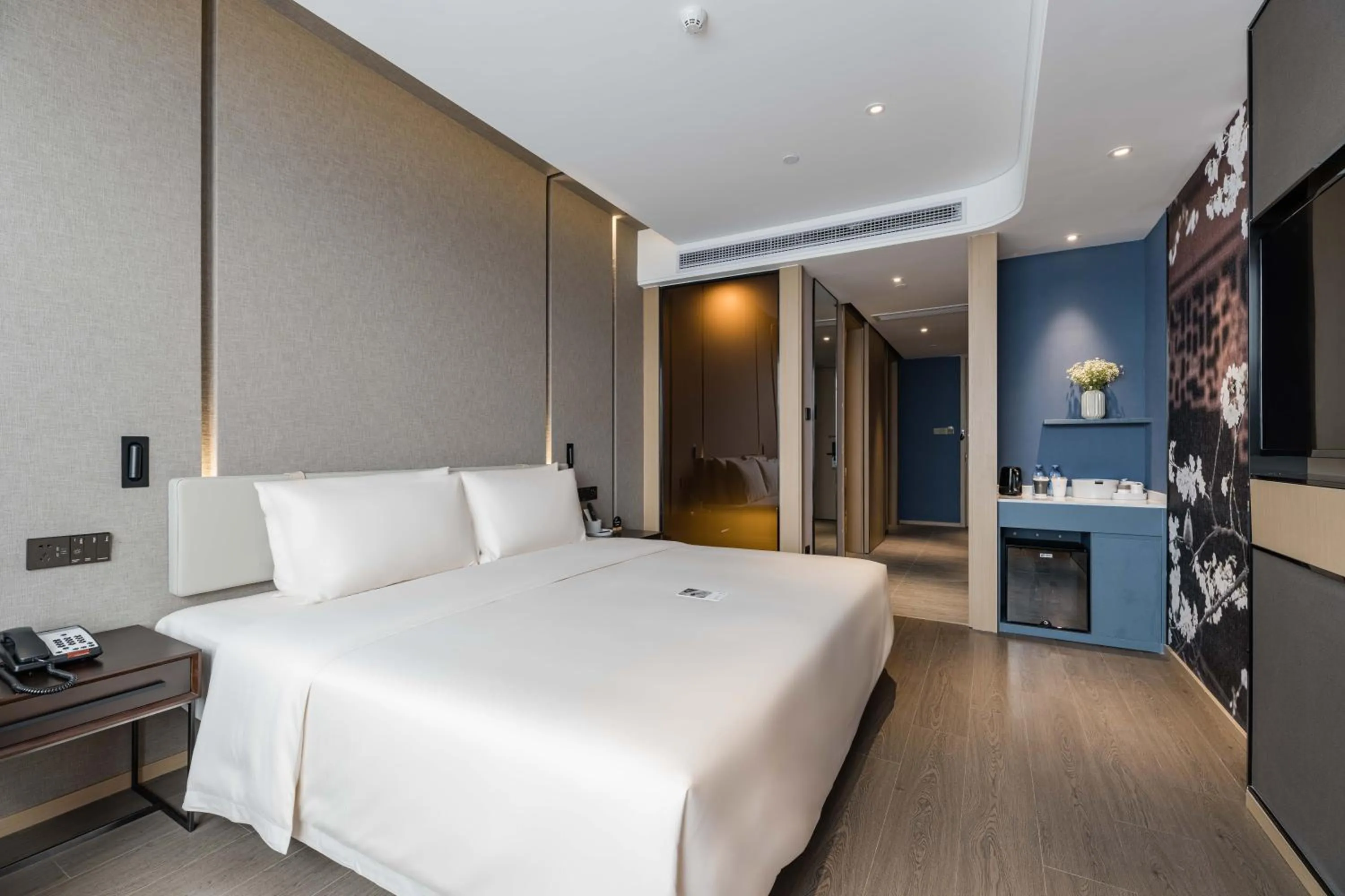 Bed in Atour Hotel Industrial Park Dongsha Lake