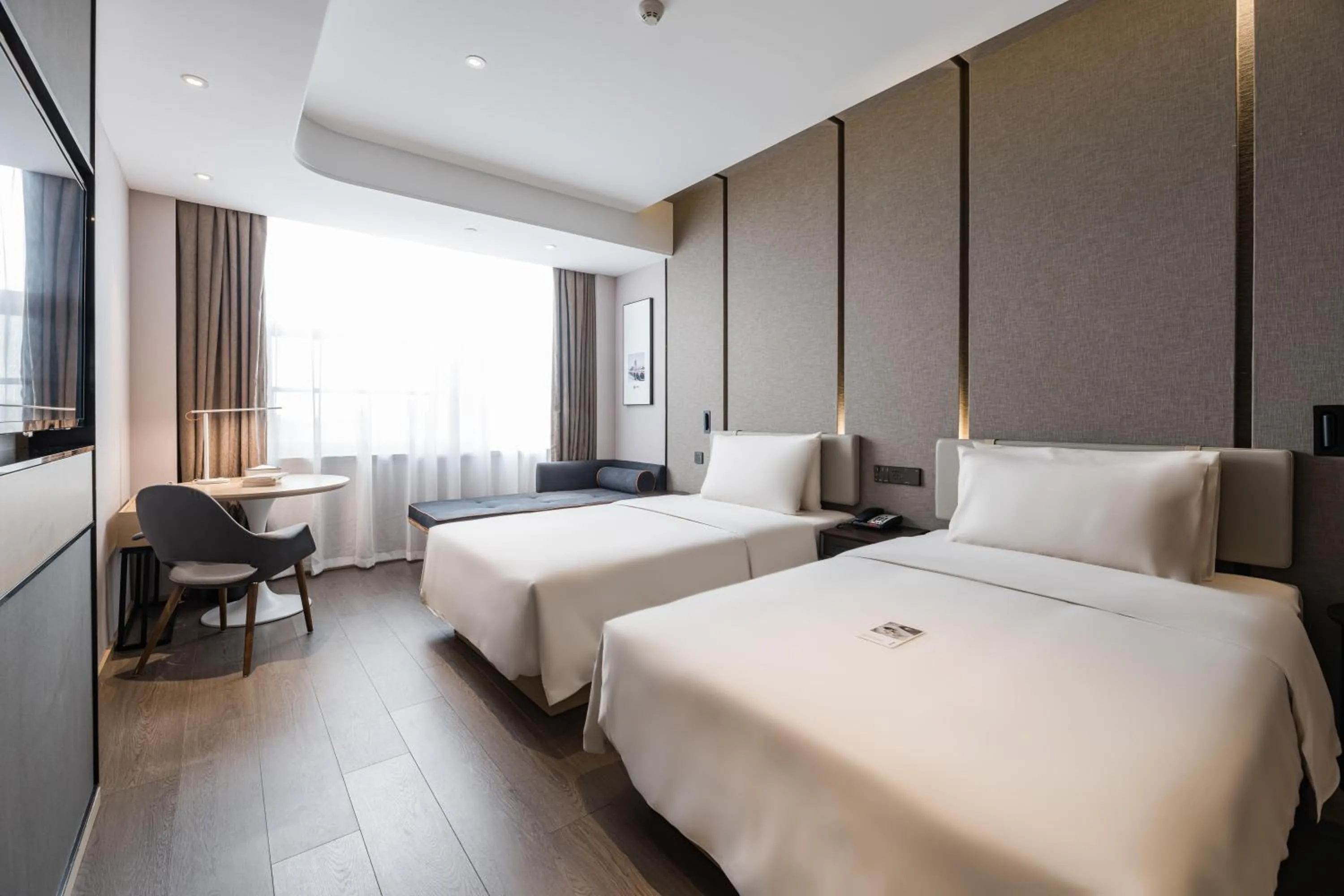 Bed in Atour Hotel Industrial Park Dongsha Lake