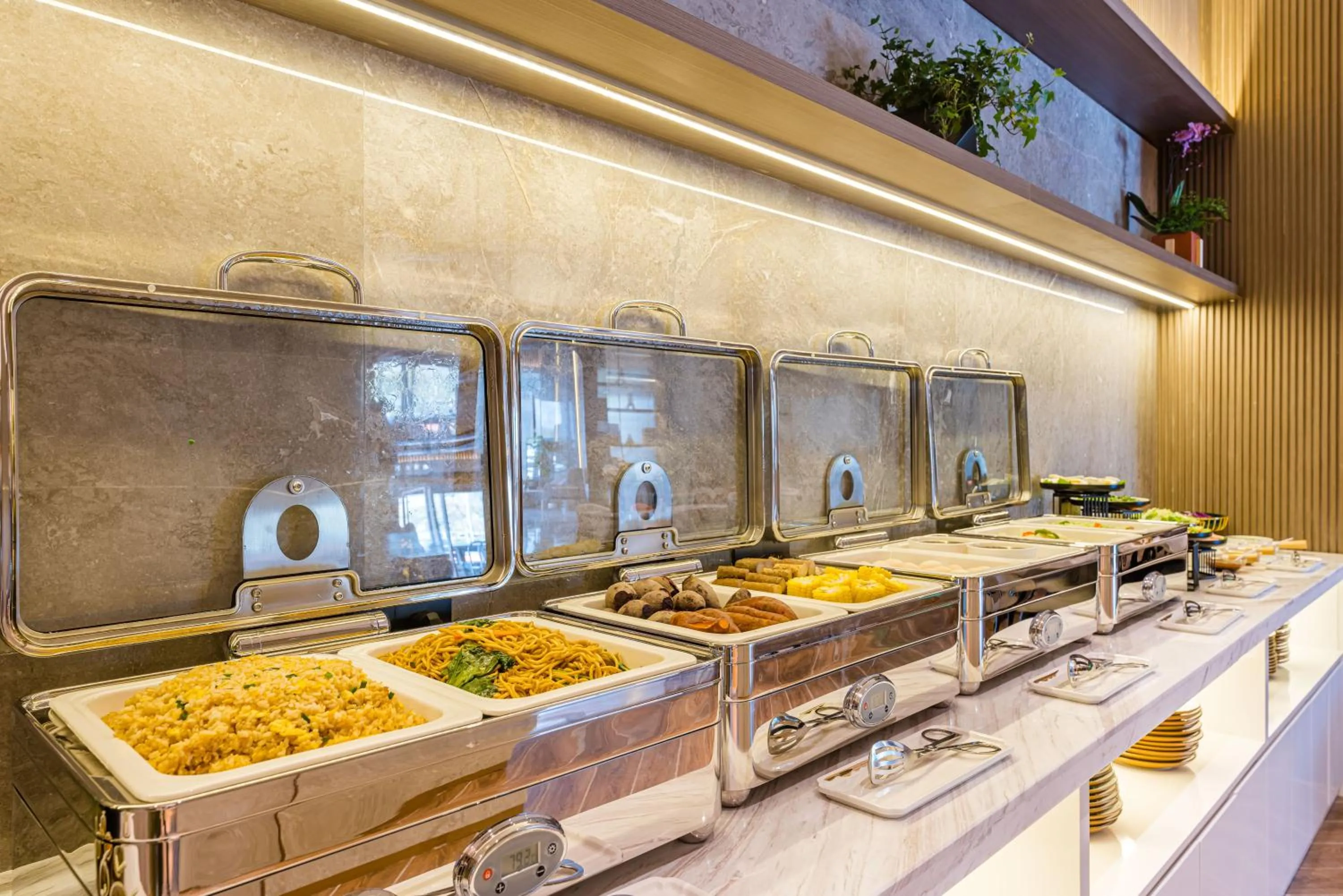 Buffet breakfast in Atour Hotel Suzhou Mudu Ancient Town