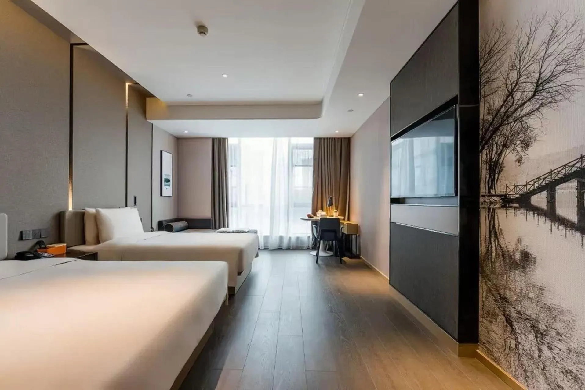 Photo of the whole room, Bed in Atour Hotel West Lake Science Park