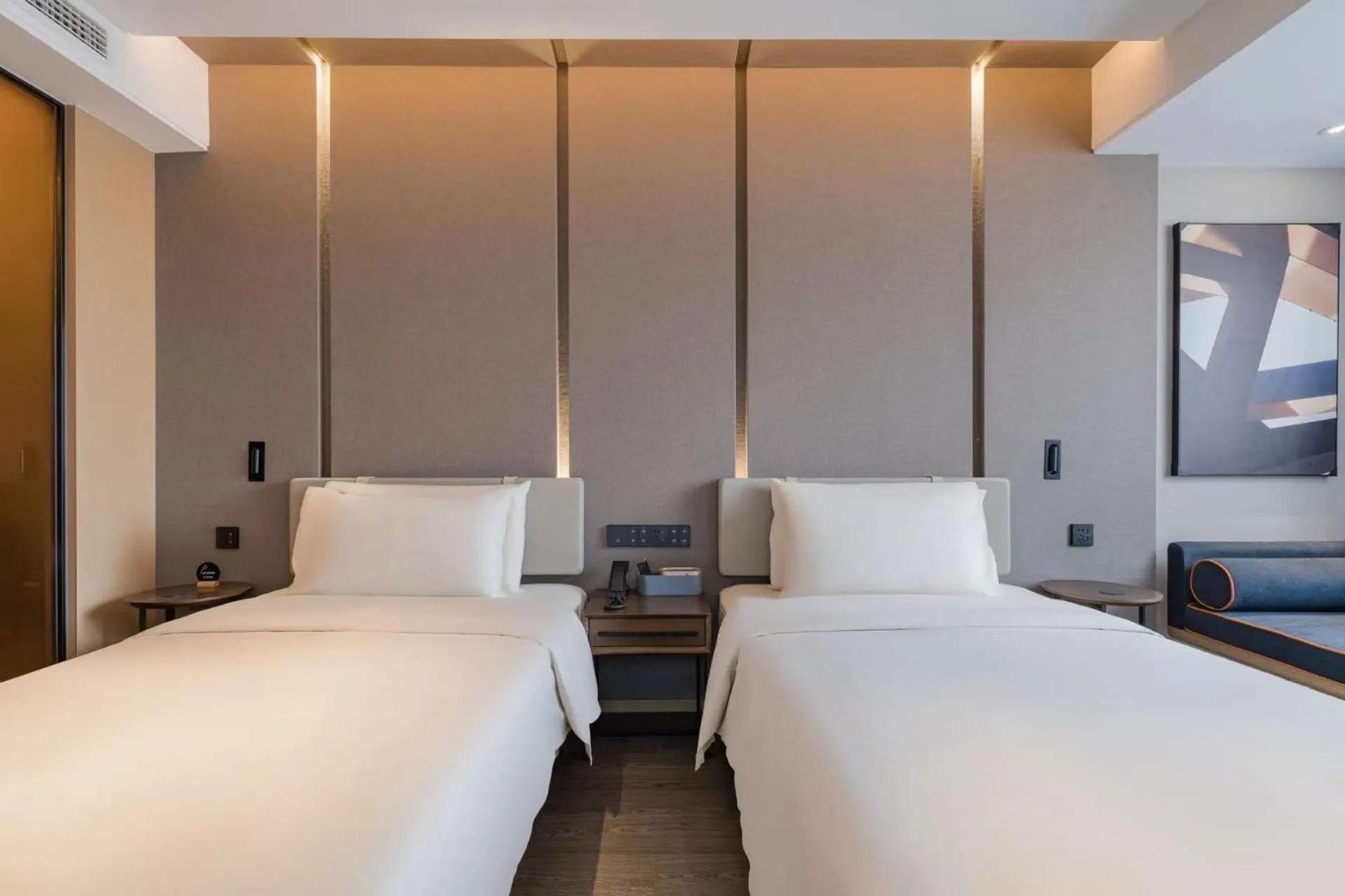 Bedroom, Bed in Atour Hotel Hangzhou East Railway Station