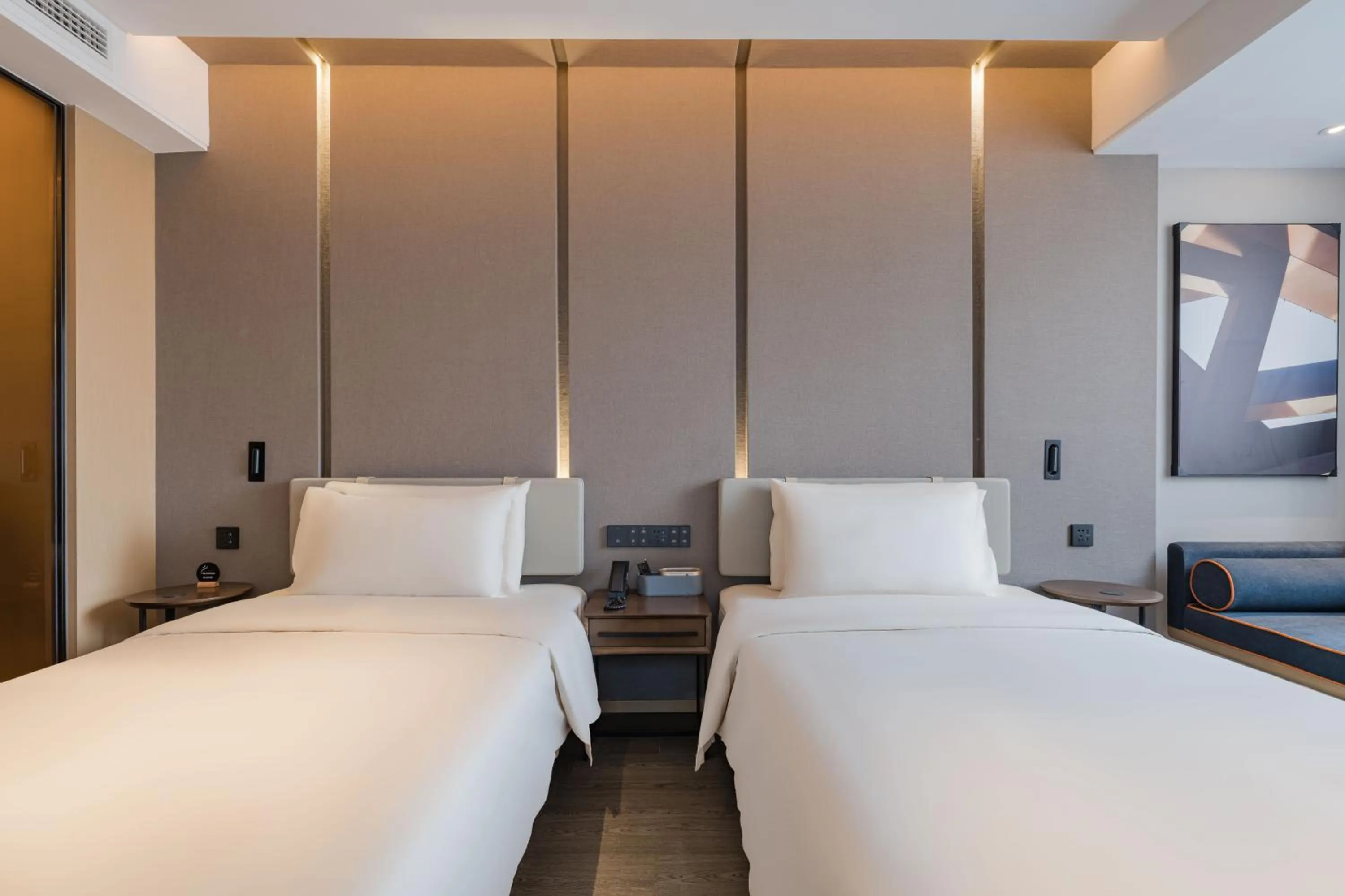 Bedroom, Bed in Atour Hotel Hangzhou East Railway Station