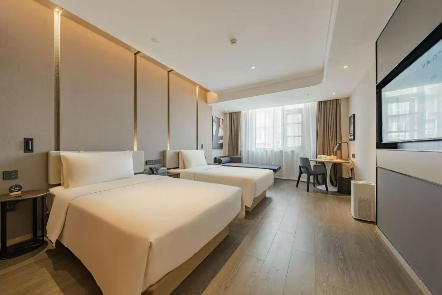 Bedroom, Bed in Atour Hotel Hangzhou East Railway Station