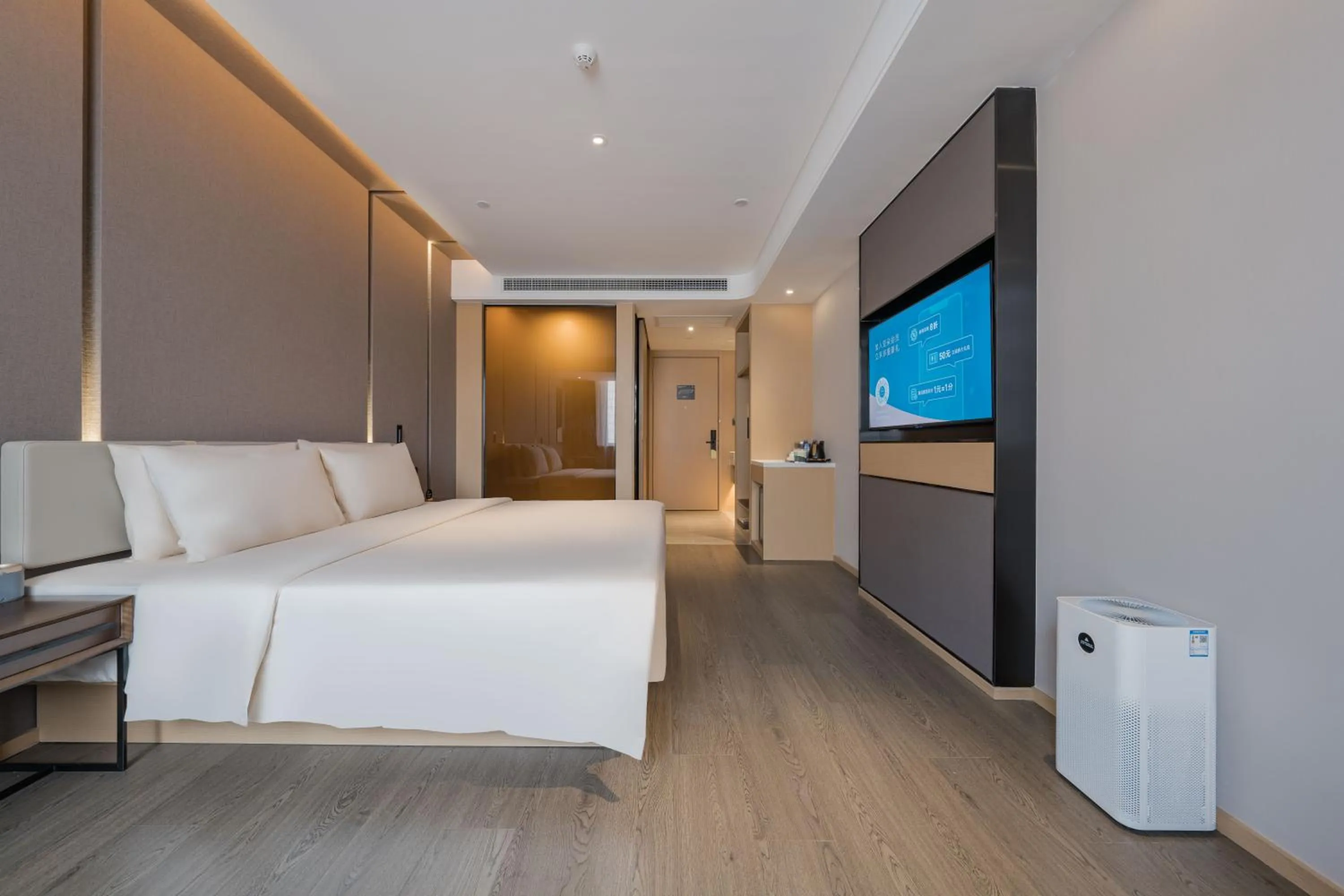 Bedroom, Bed in Atour Hotel Hangzhou East Railway Station