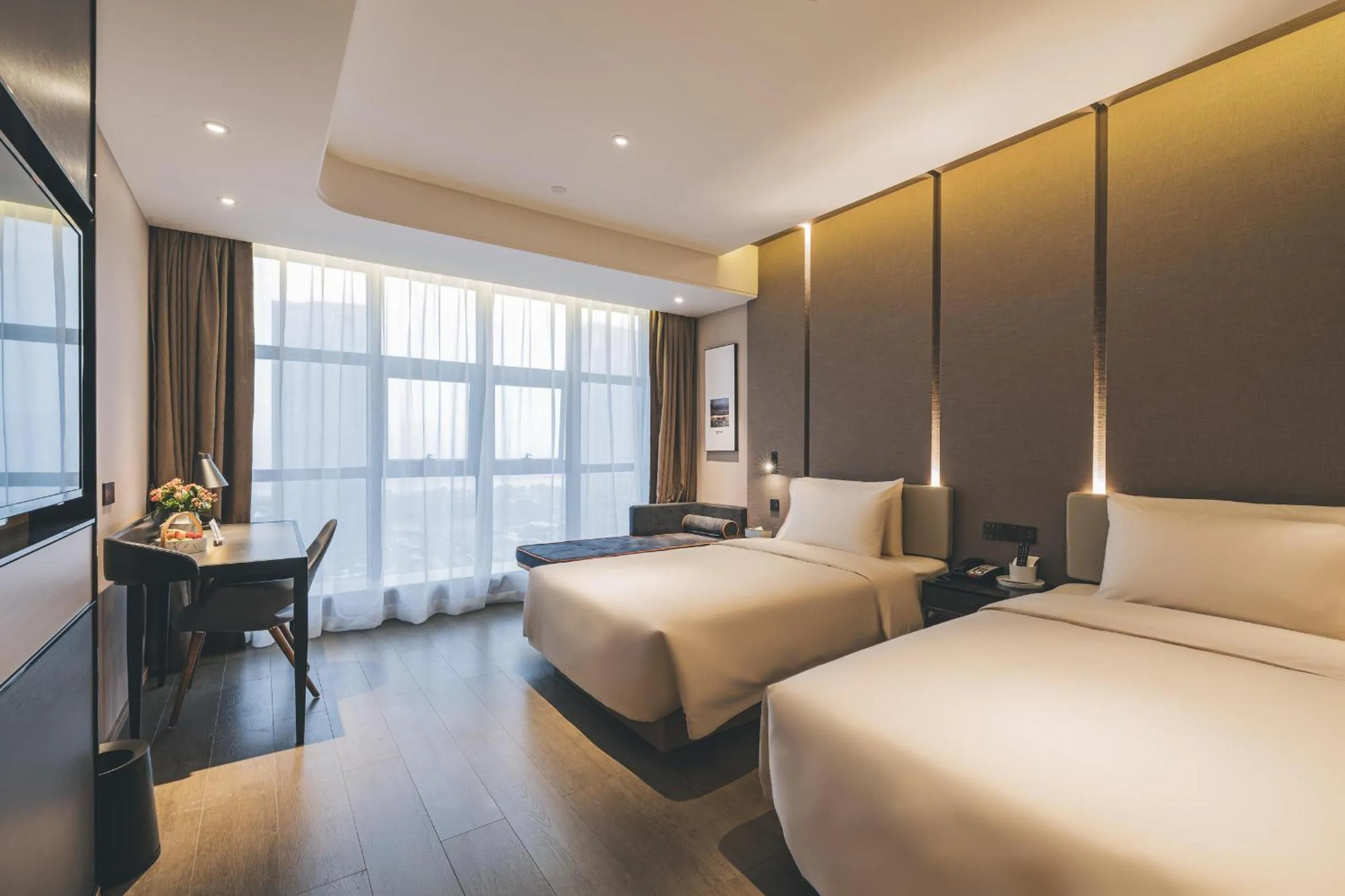 Bed in Atour Hotel Shaoxing Shangyu E-Travel Town