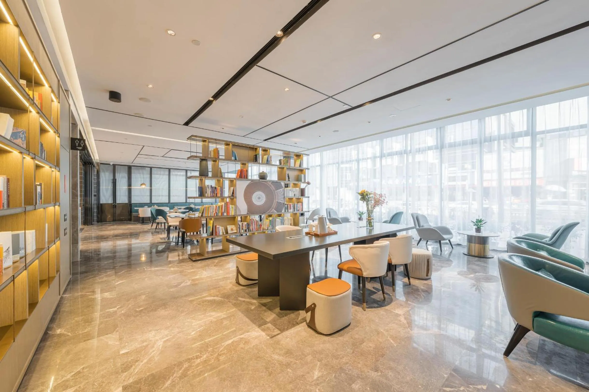 Seating area in Atour Hotel Quzhou Nankong