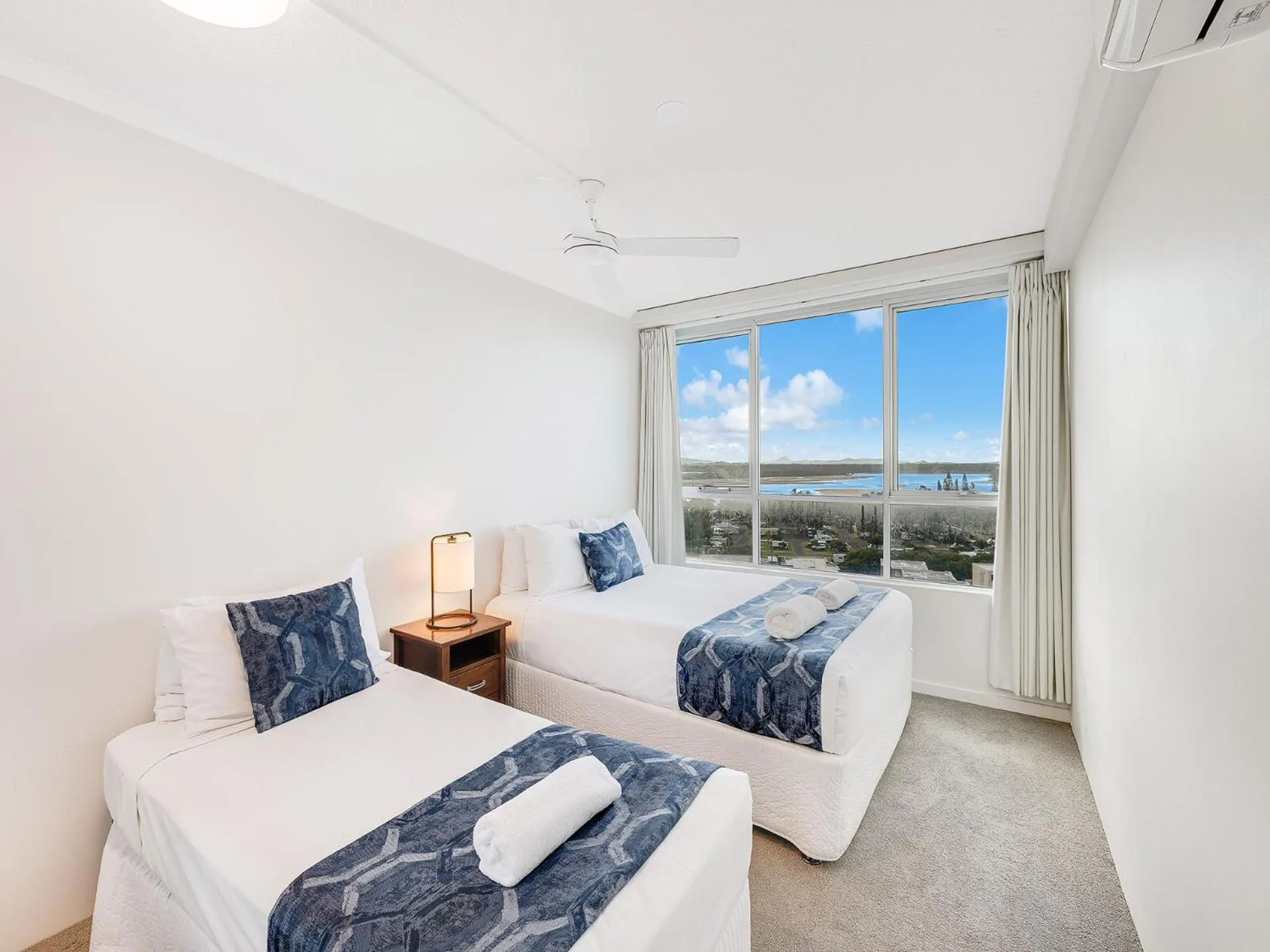 Bedroom, Bed in Chateau Royale Beach Resort Maroochydore Sunshine Coast