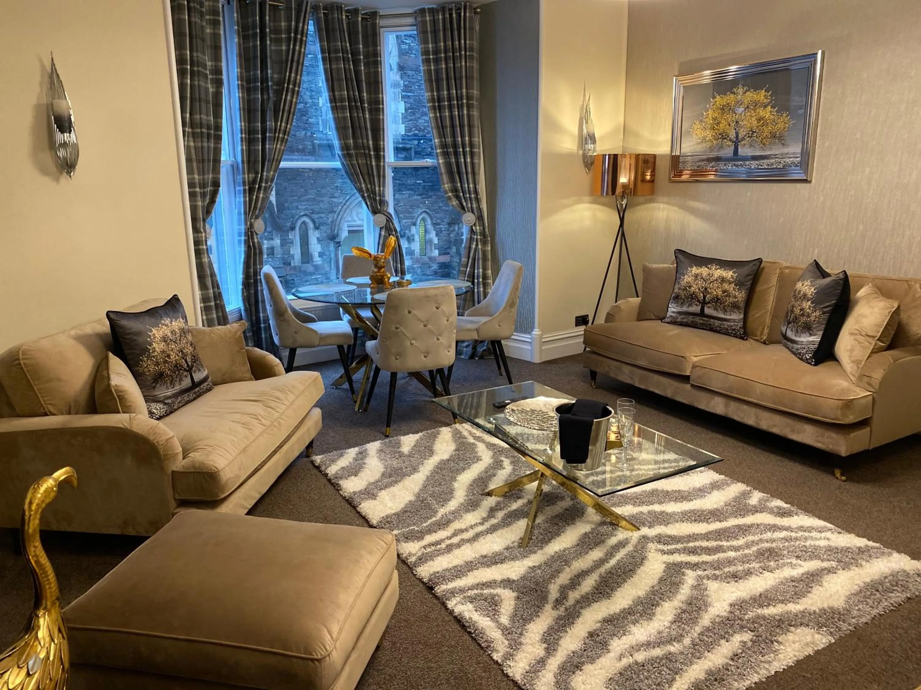 Living room in Merewyke Boutique Family Apartment Sleeps 4 , Only 5 Minutes Walk To Lake Windermere