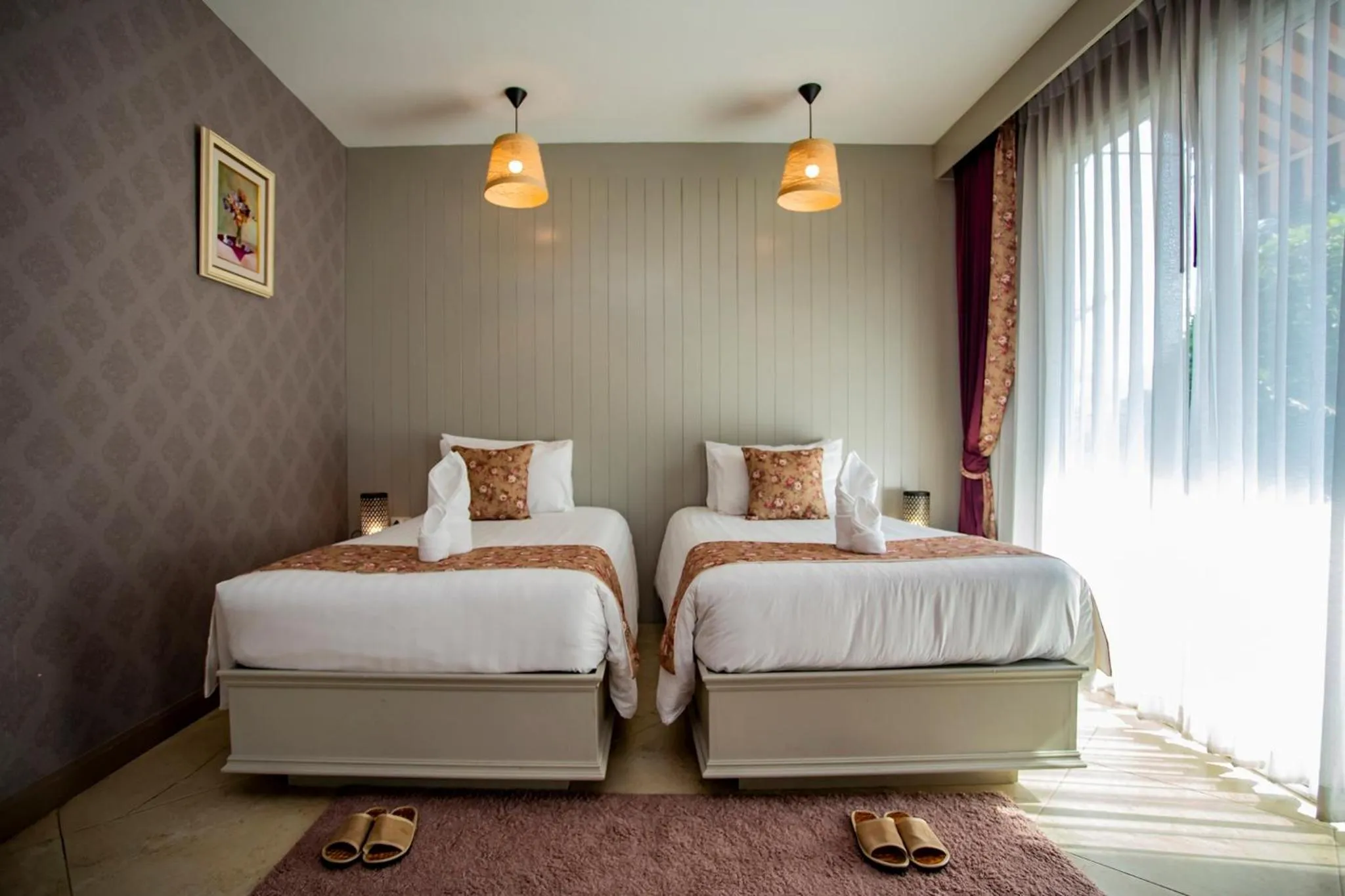 Bed in La Villa Boutique hotel