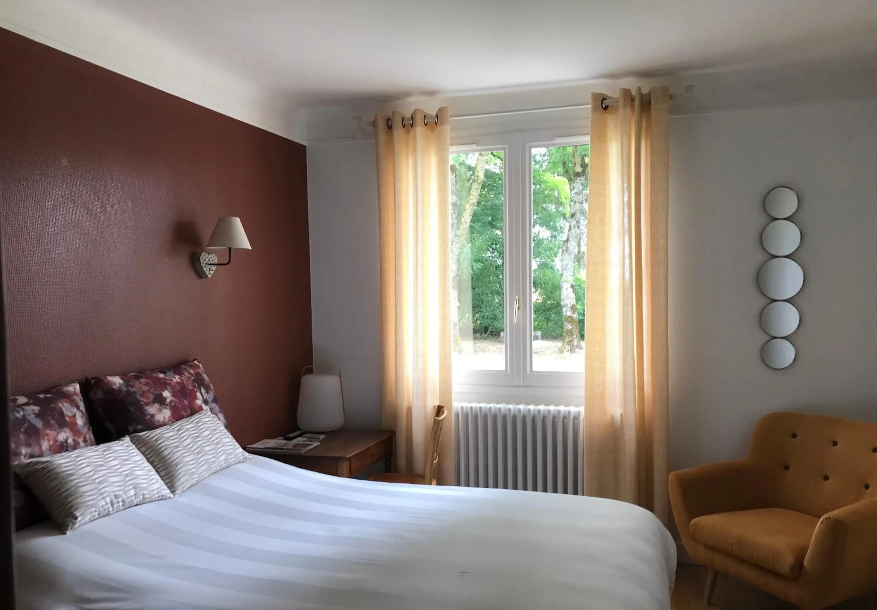 Bed in Chambre d'hôtes à la campagne