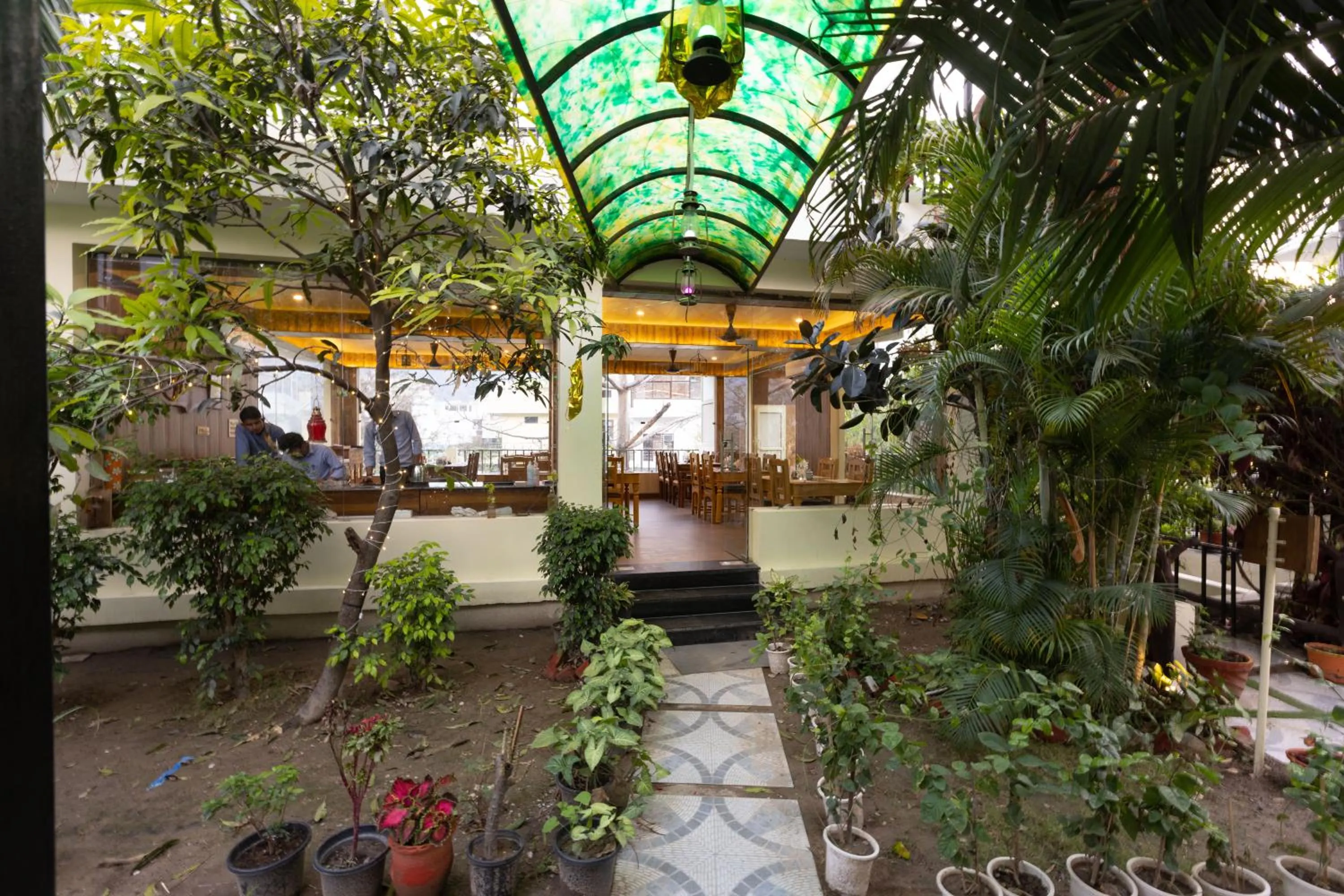 Patio in Yogved Hospitality & Resort