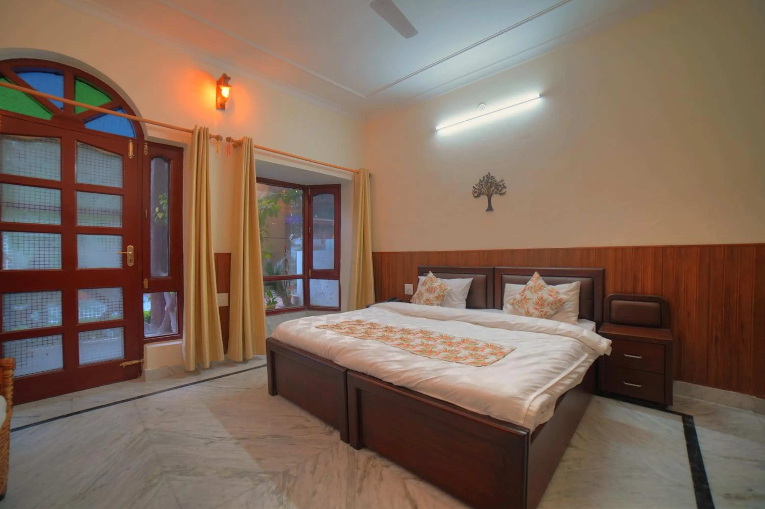 Bed in Yogved Hospitality & Resort