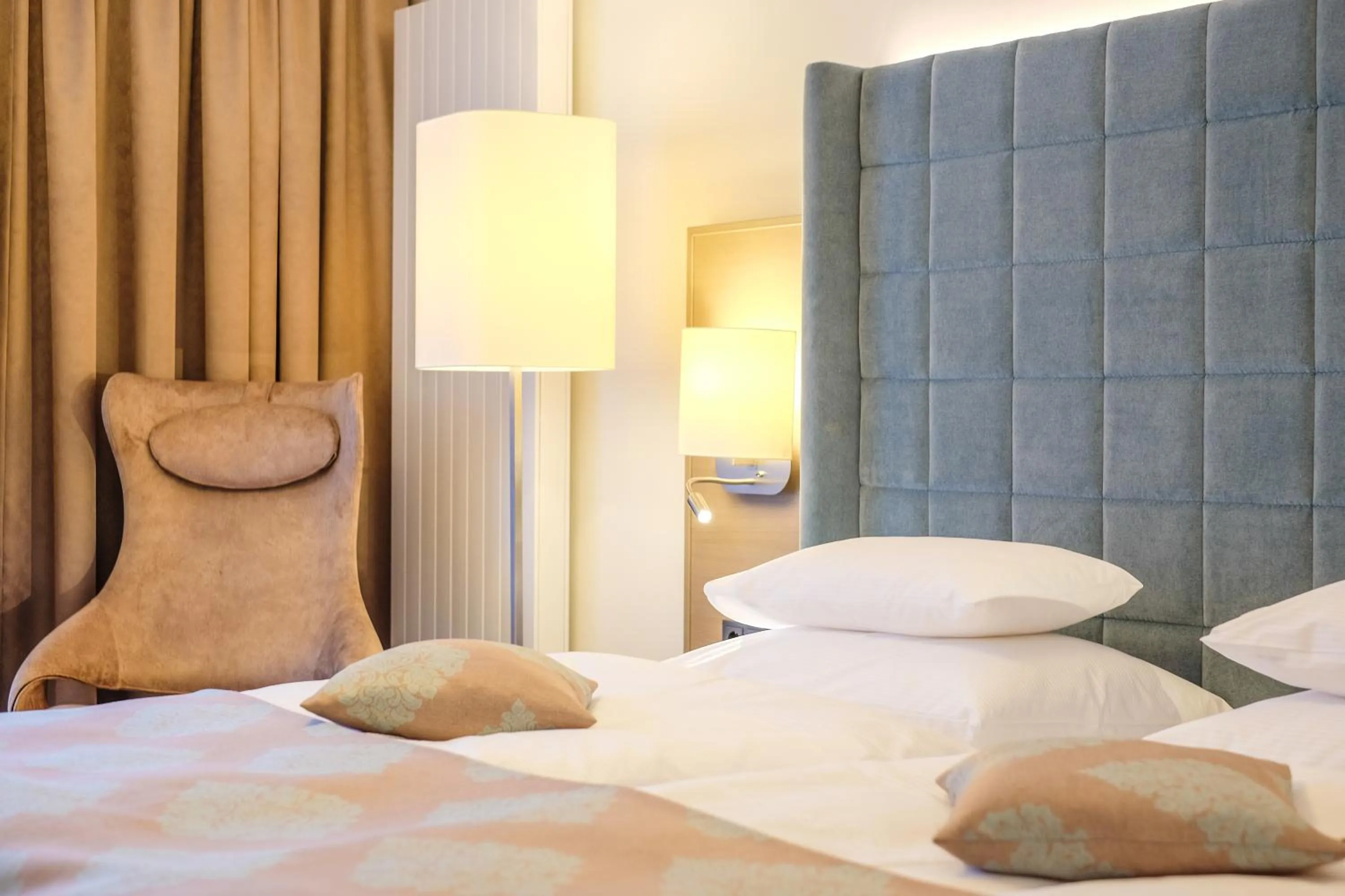 Bed in Hotel Warmbaderhof