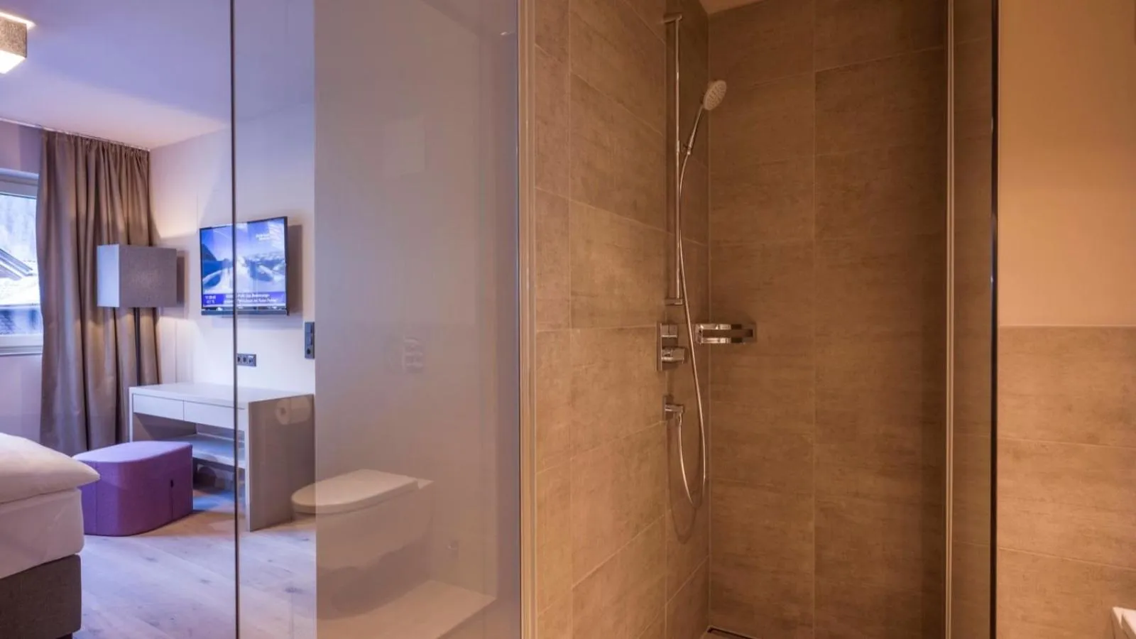 Shower in Posthotel Mayrhofen