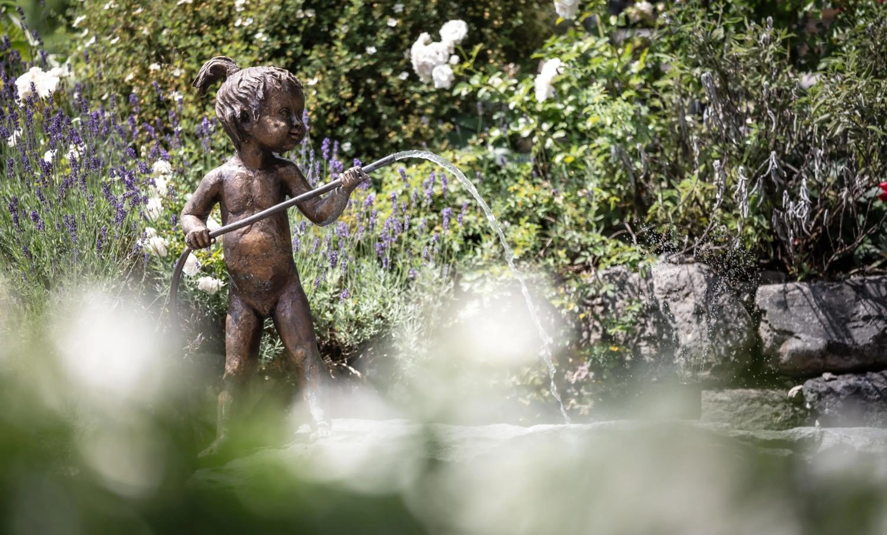 Garden in Hotel der Wiesenhof