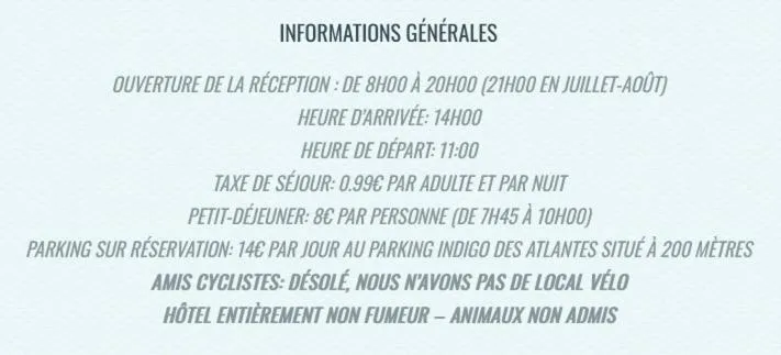 Hôtel SABLES D'O et son restaurant LE 16 BIS