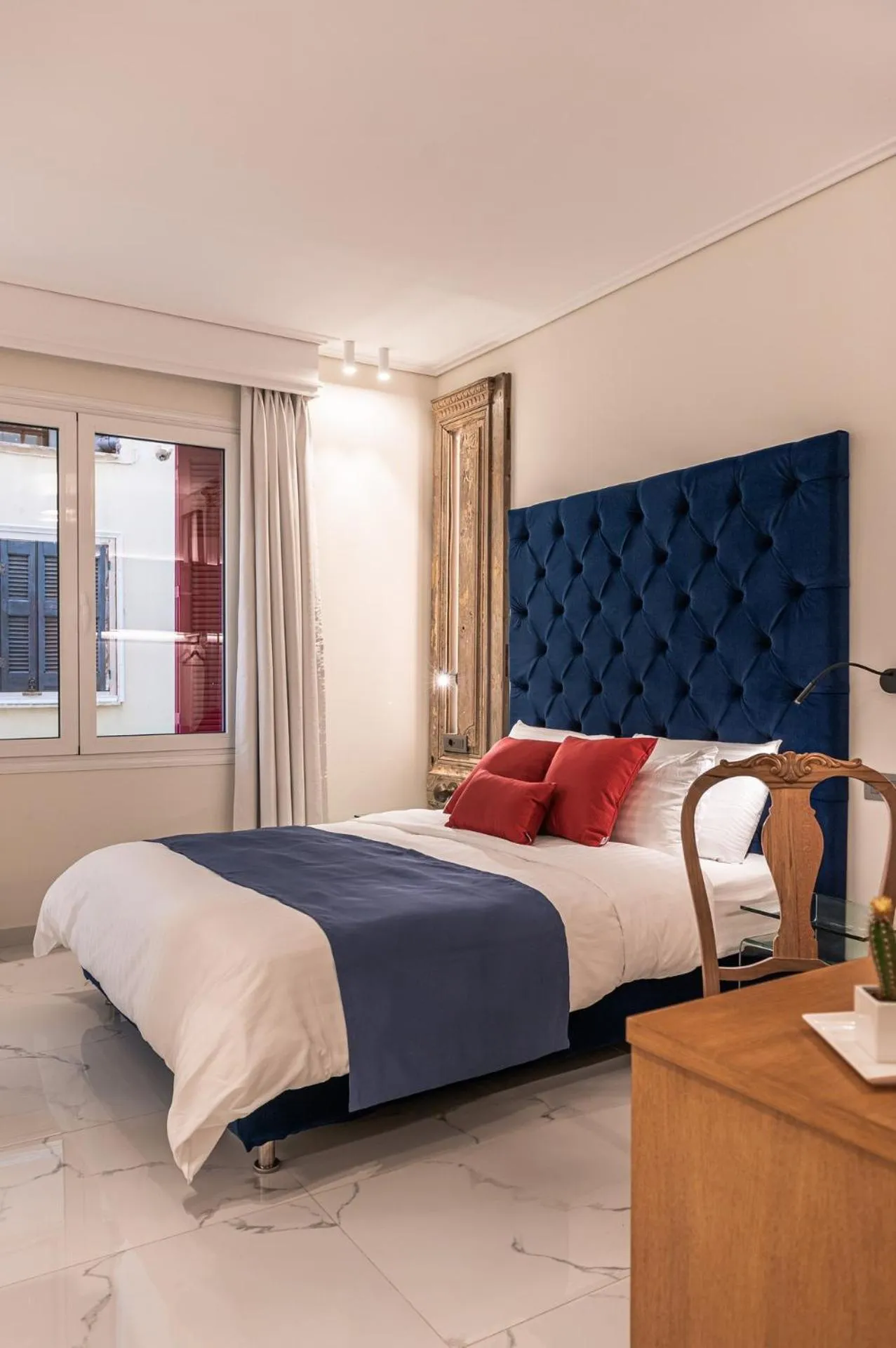 Bed in Silo Luxury Rooms