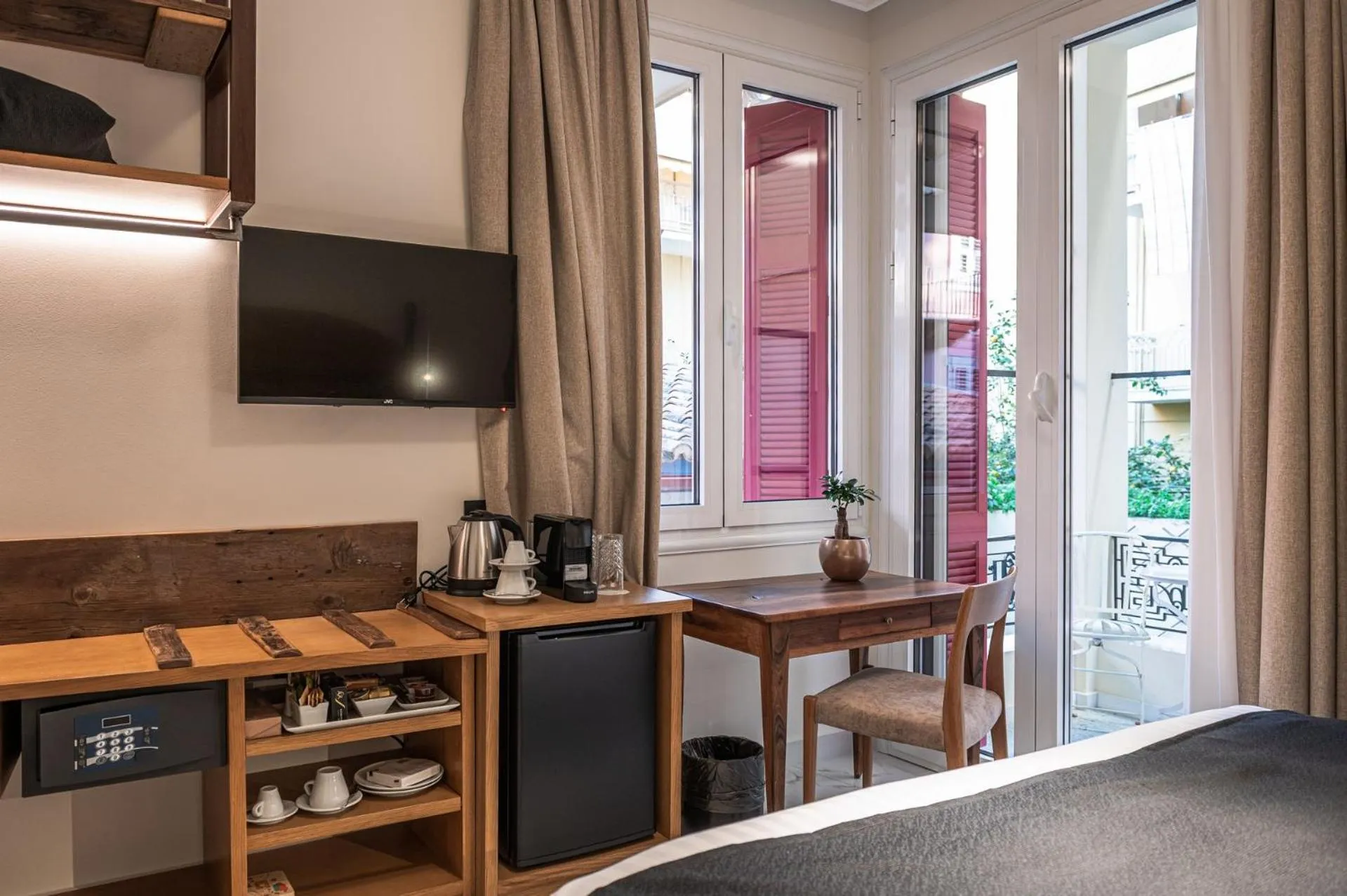 Coffee/tea facilities in Silo Luxury Rooms