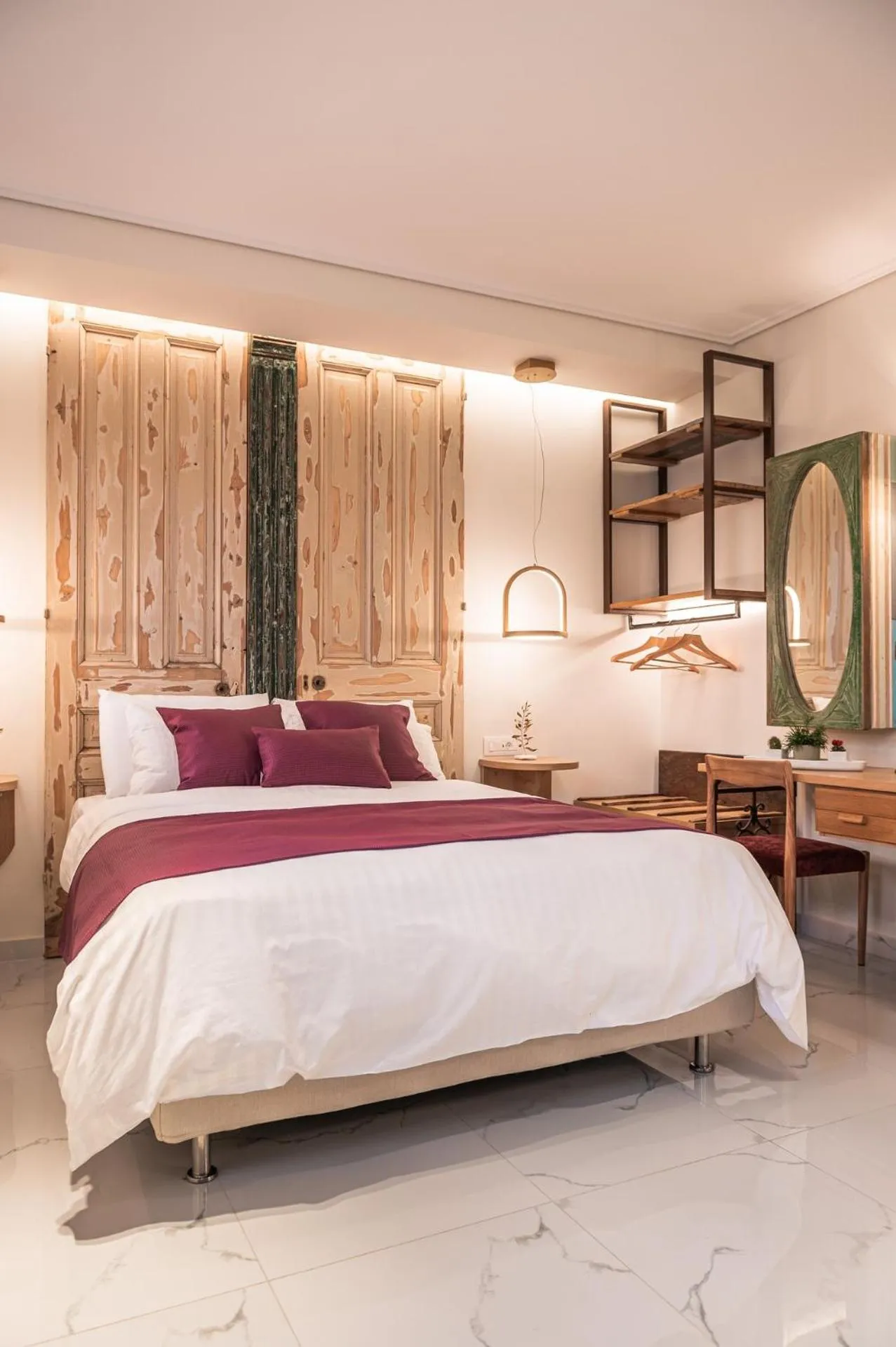 Bed in Silo Luxury Rooms