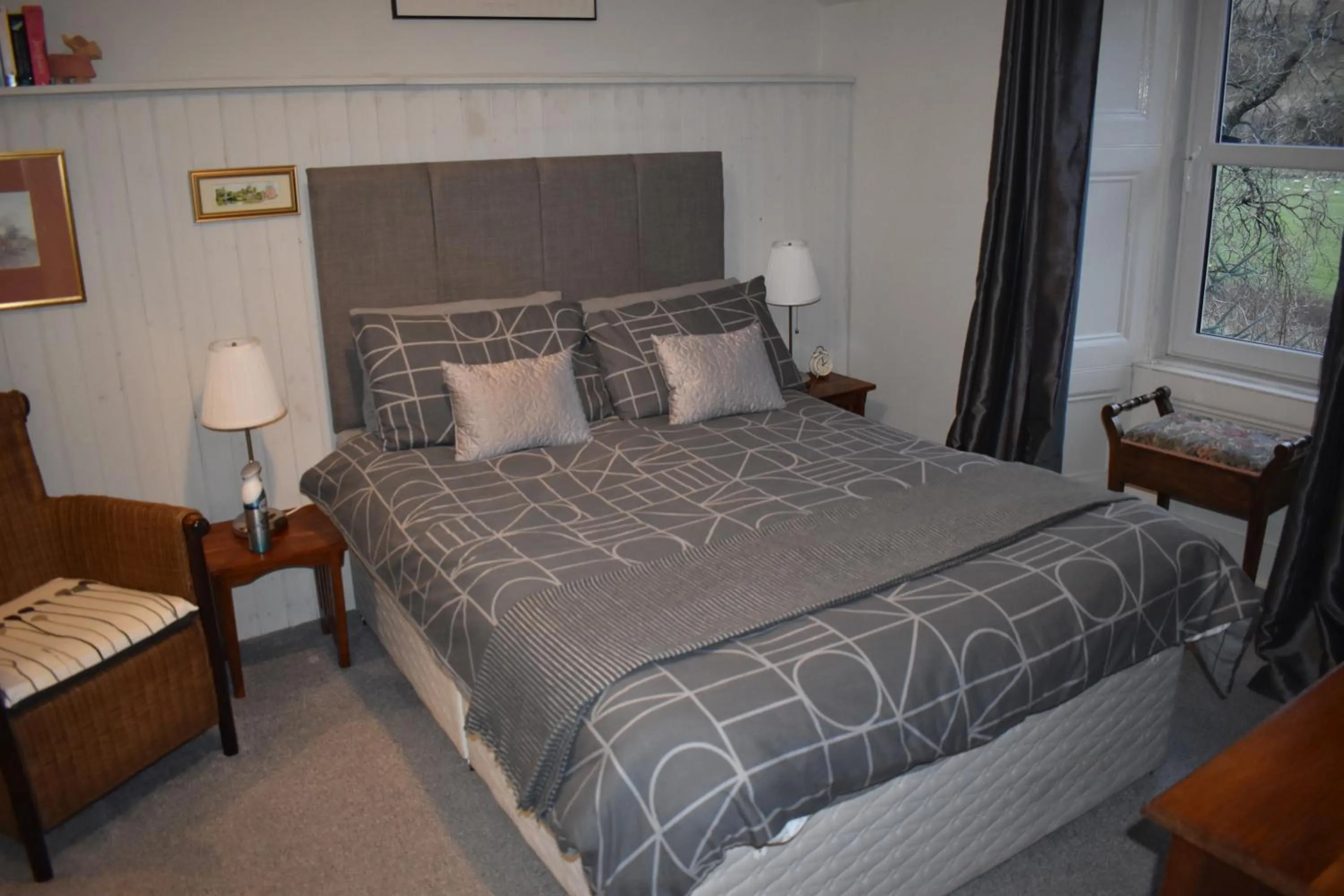 Bed in The Tushielaw Inn