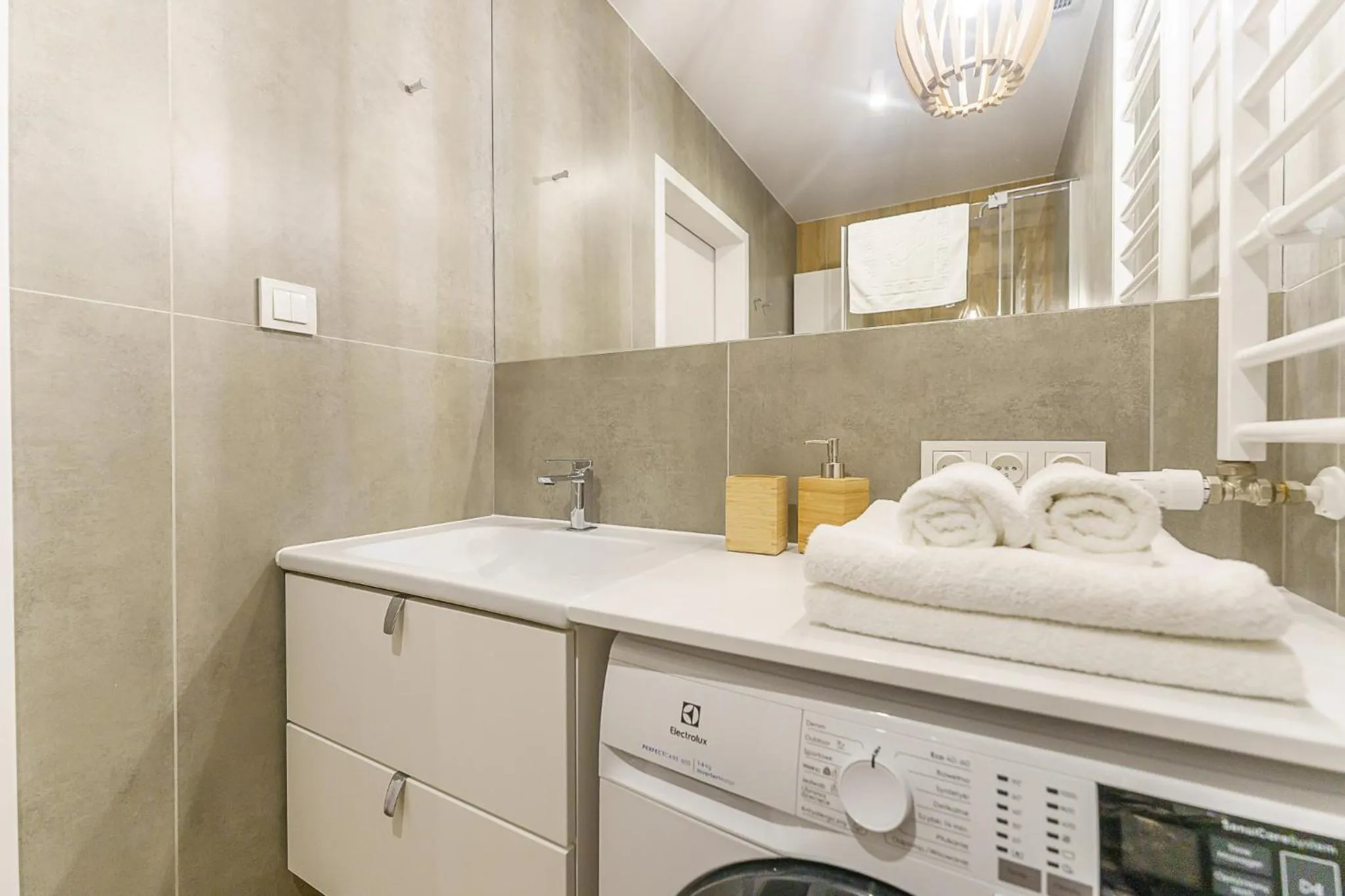 Bathroom in Ustronie Apartments 20 m do plaży