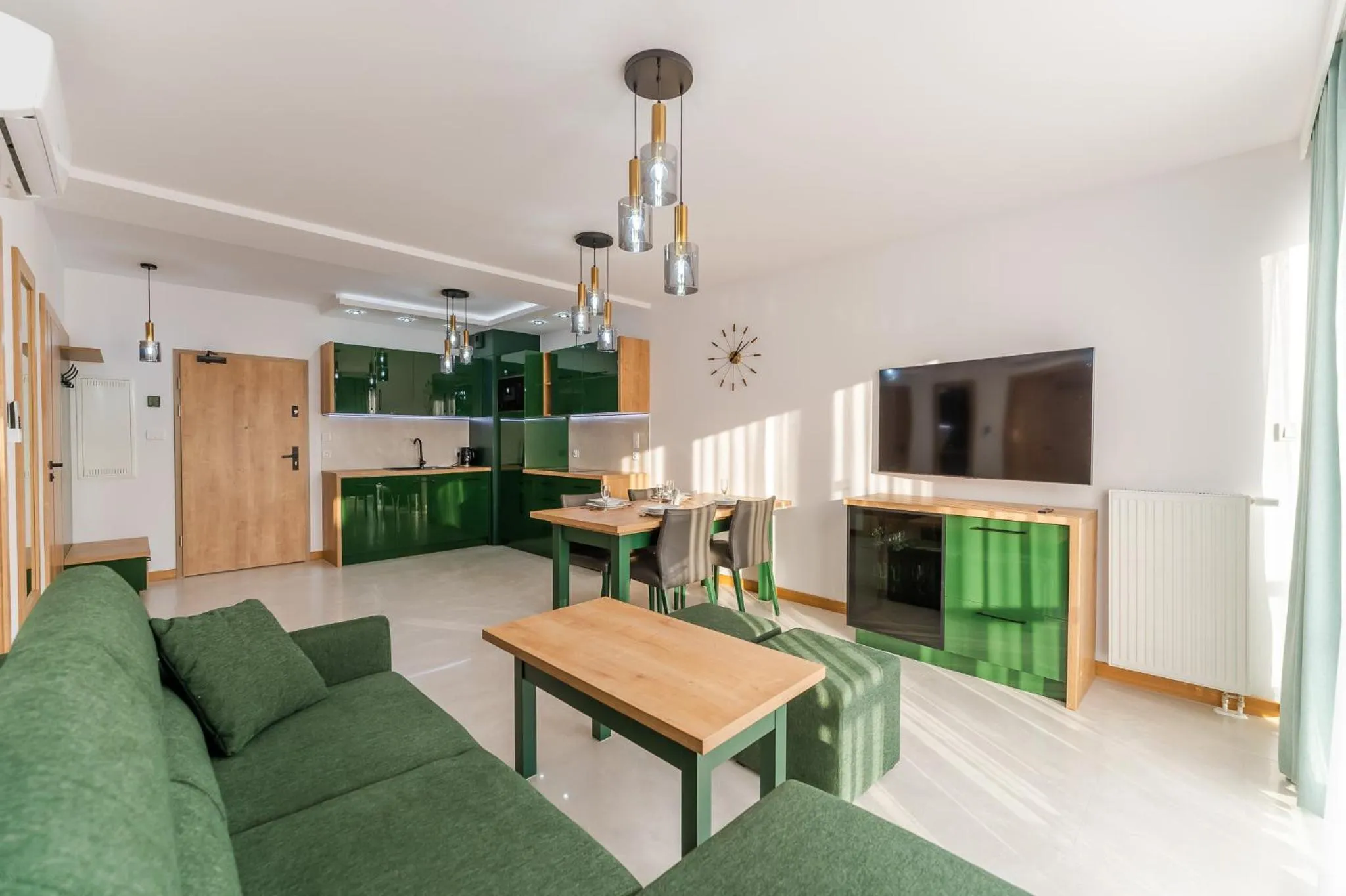 Communal lounge/ TV room in Ustronie Apartments 20 m do plaży