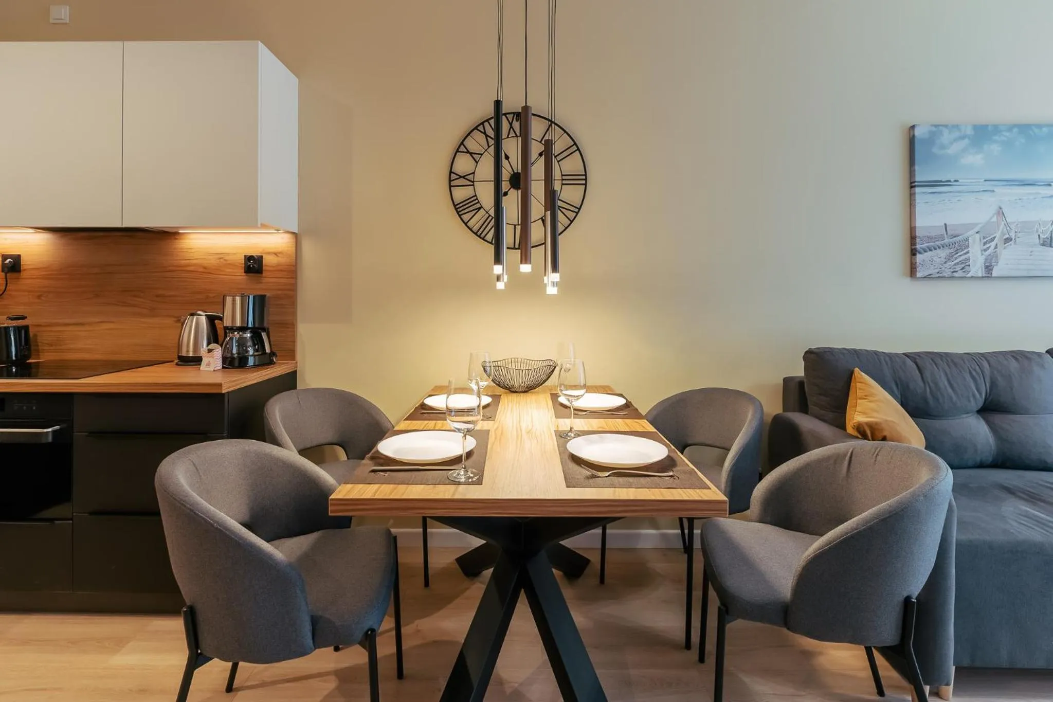 Living room in Ustronie Apartments 20 m do plaży