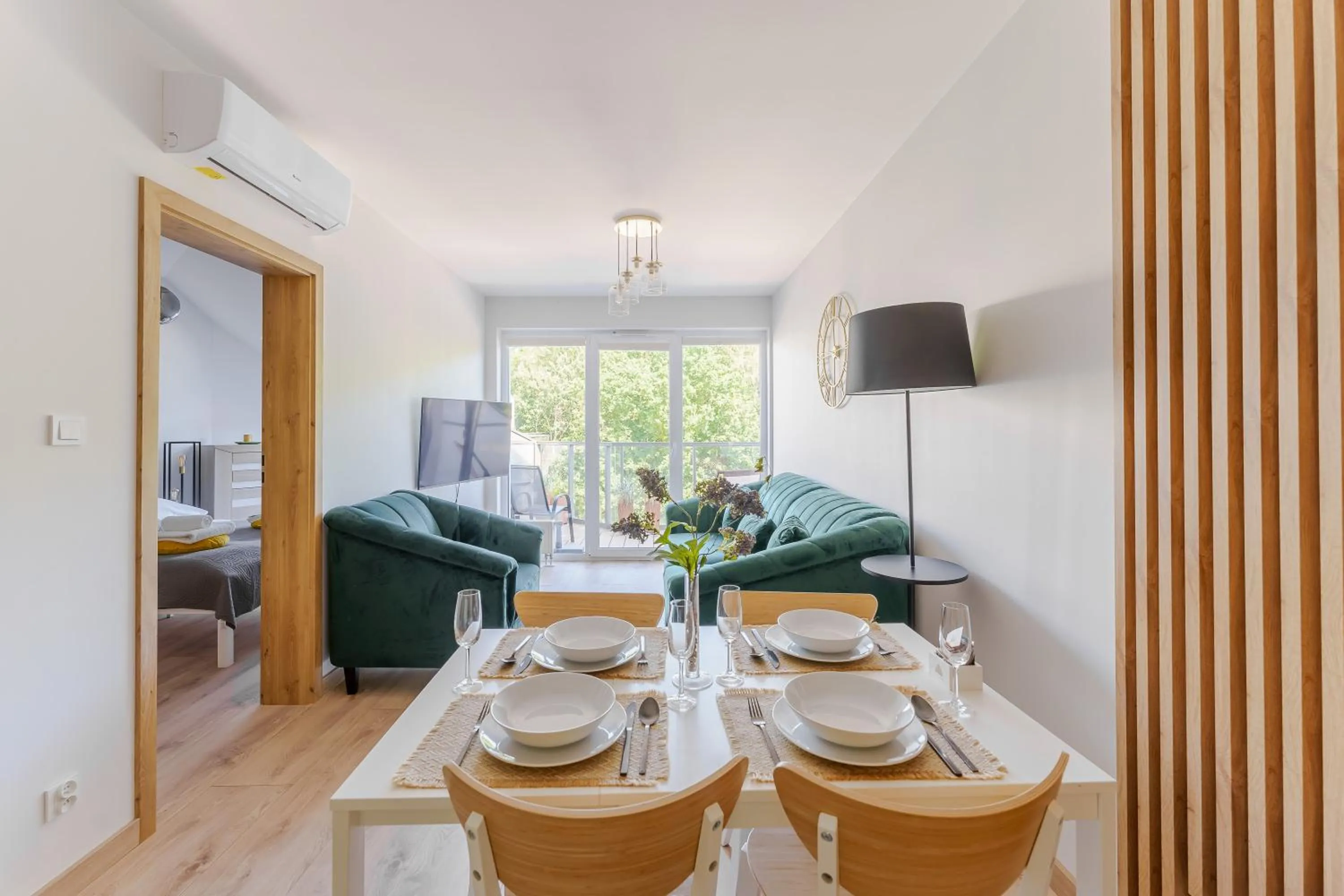 Living room in Ustronie Apartments 20 m do plaży