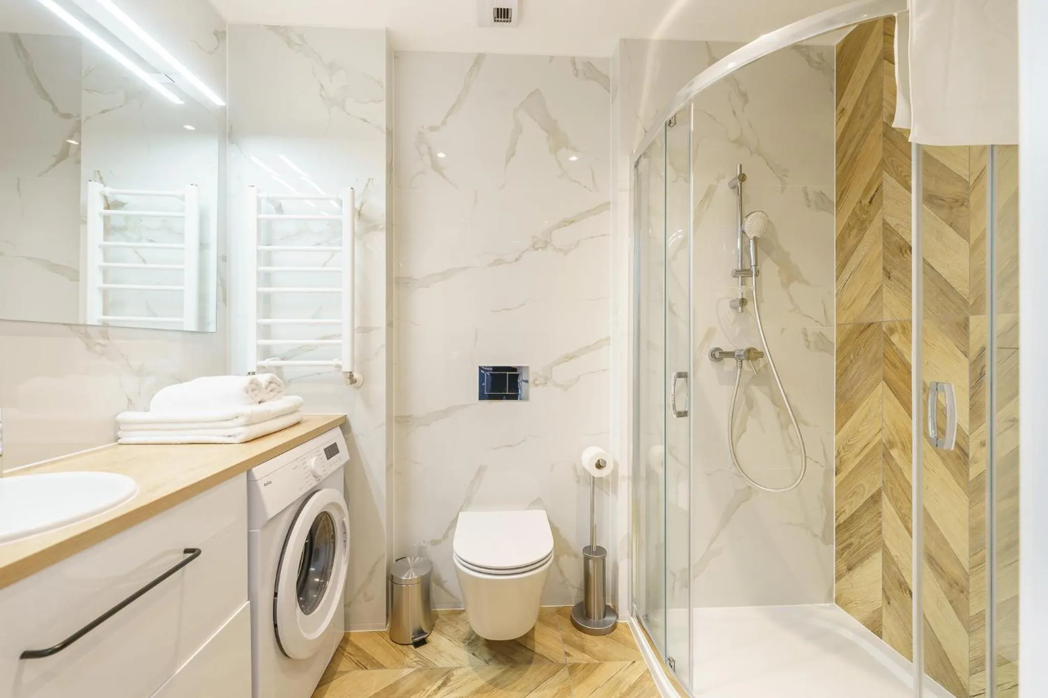 Bathroom in Ustronie Apartments 20 m do plaży