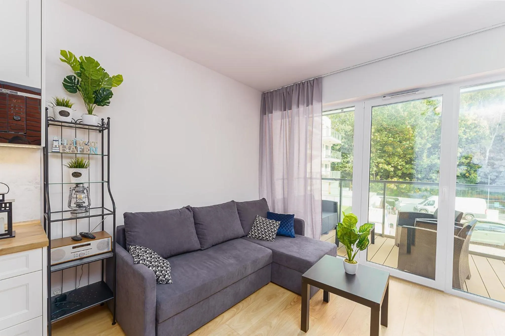 Balcony/Terrace in Ustronie Apartments 20 m do plaży