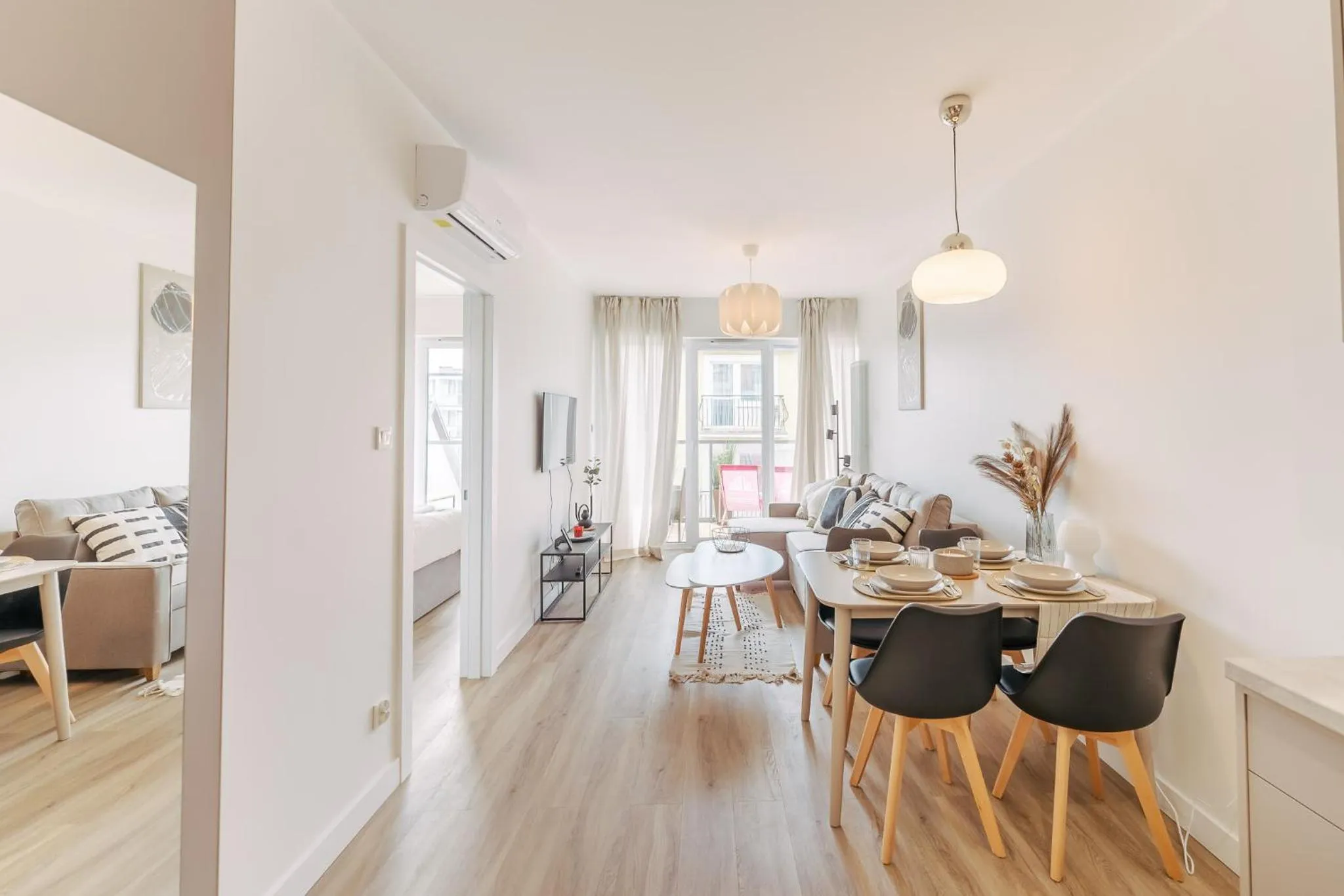 Communal lounge/ TV room in Ustronie Apartments 20 m do plaży