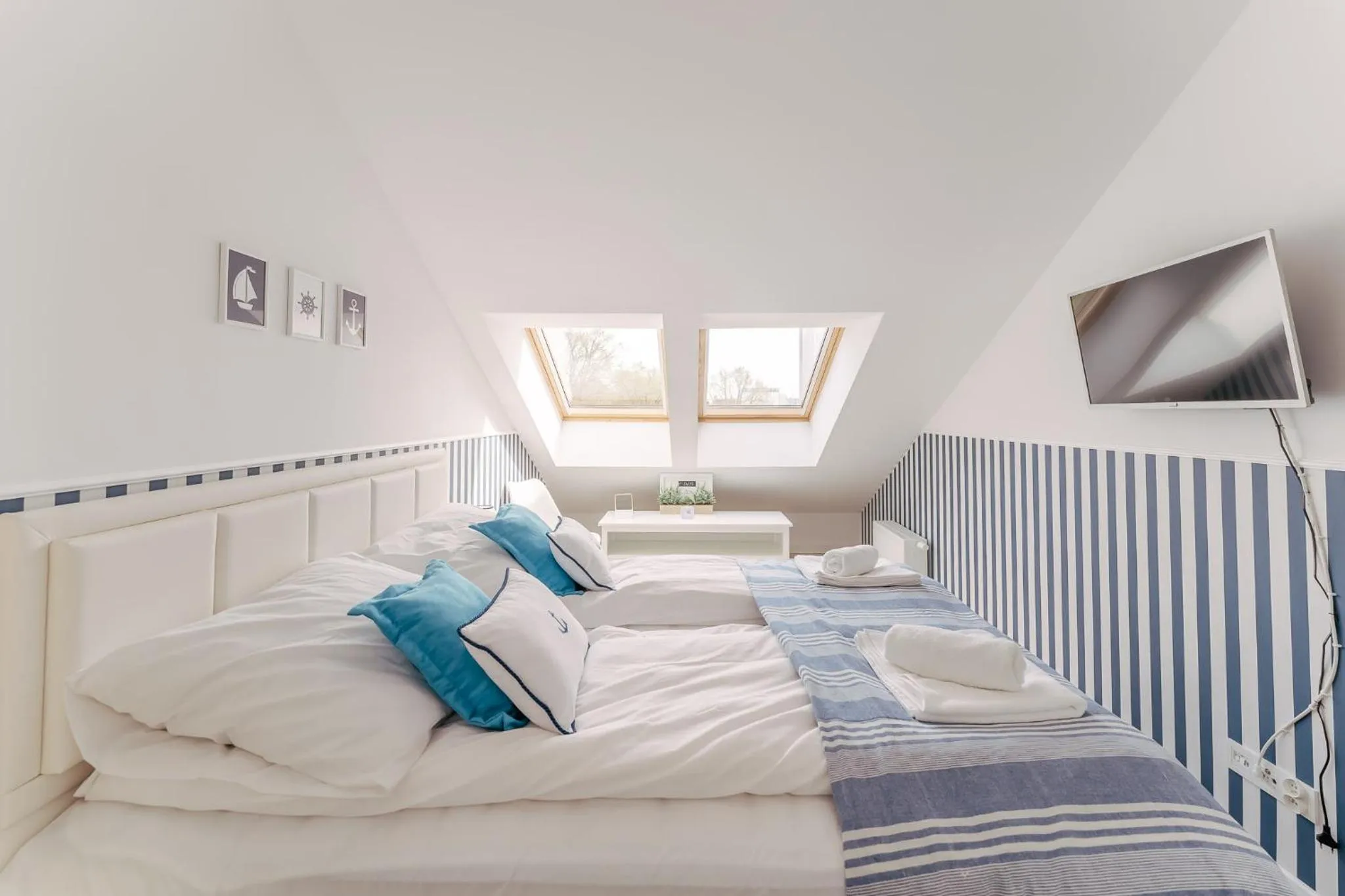 Bed in Ustronie Apartments 20 m do plaży