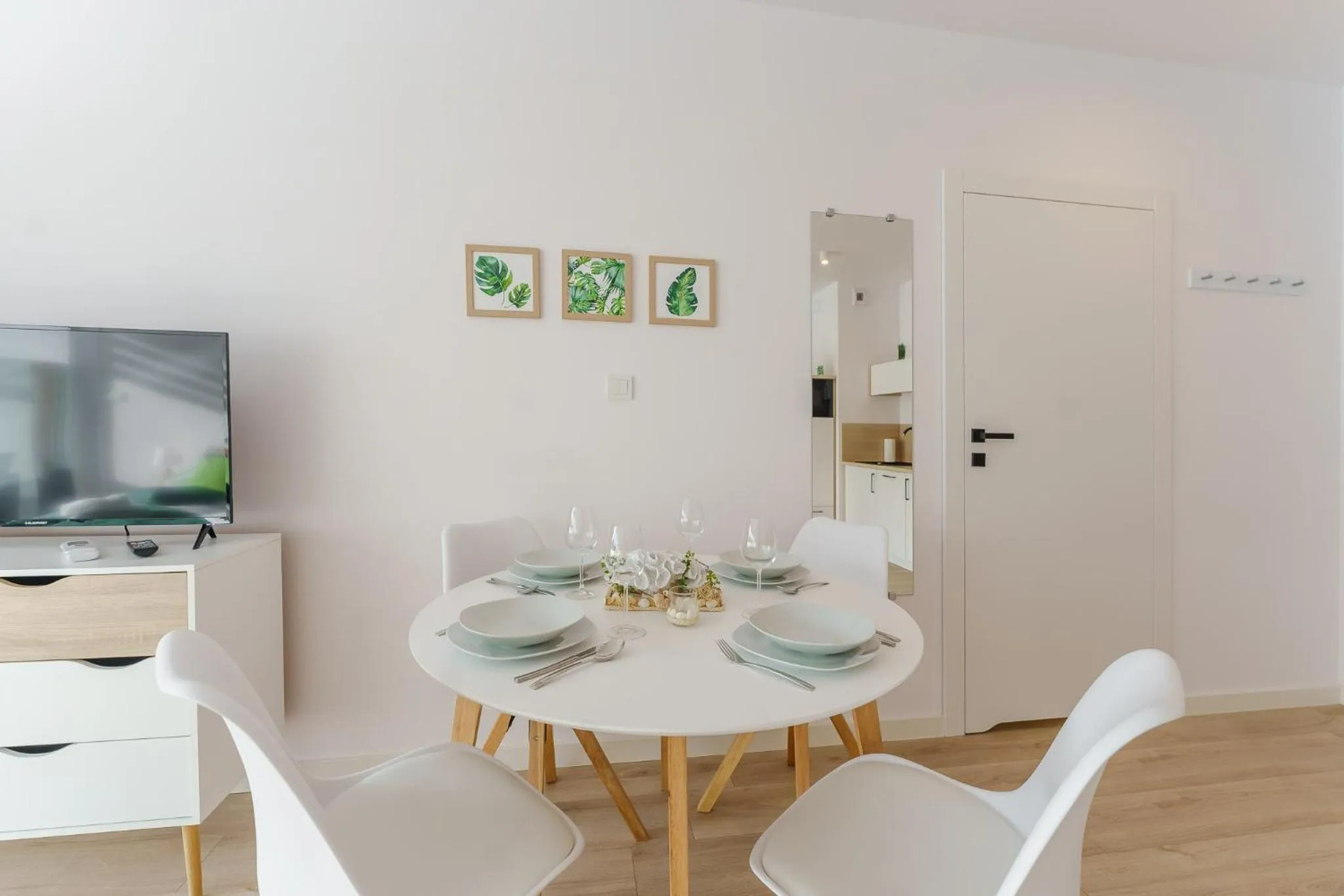 Communal lounge/ TV room in Ustronie Apartments 20 m do plaży