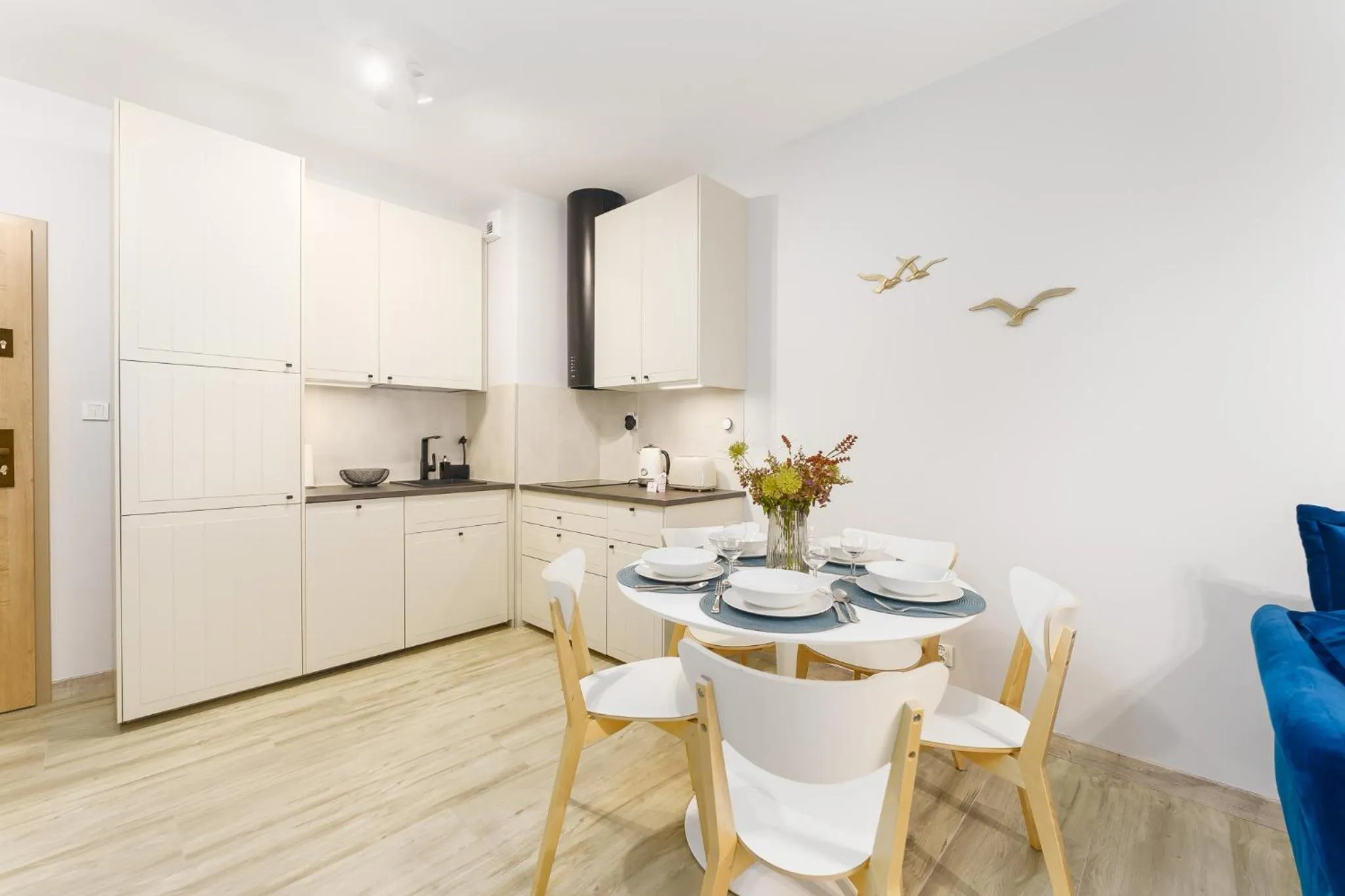 Kitchen or kitchenette in Ustronie Apartments 20 m do plaży