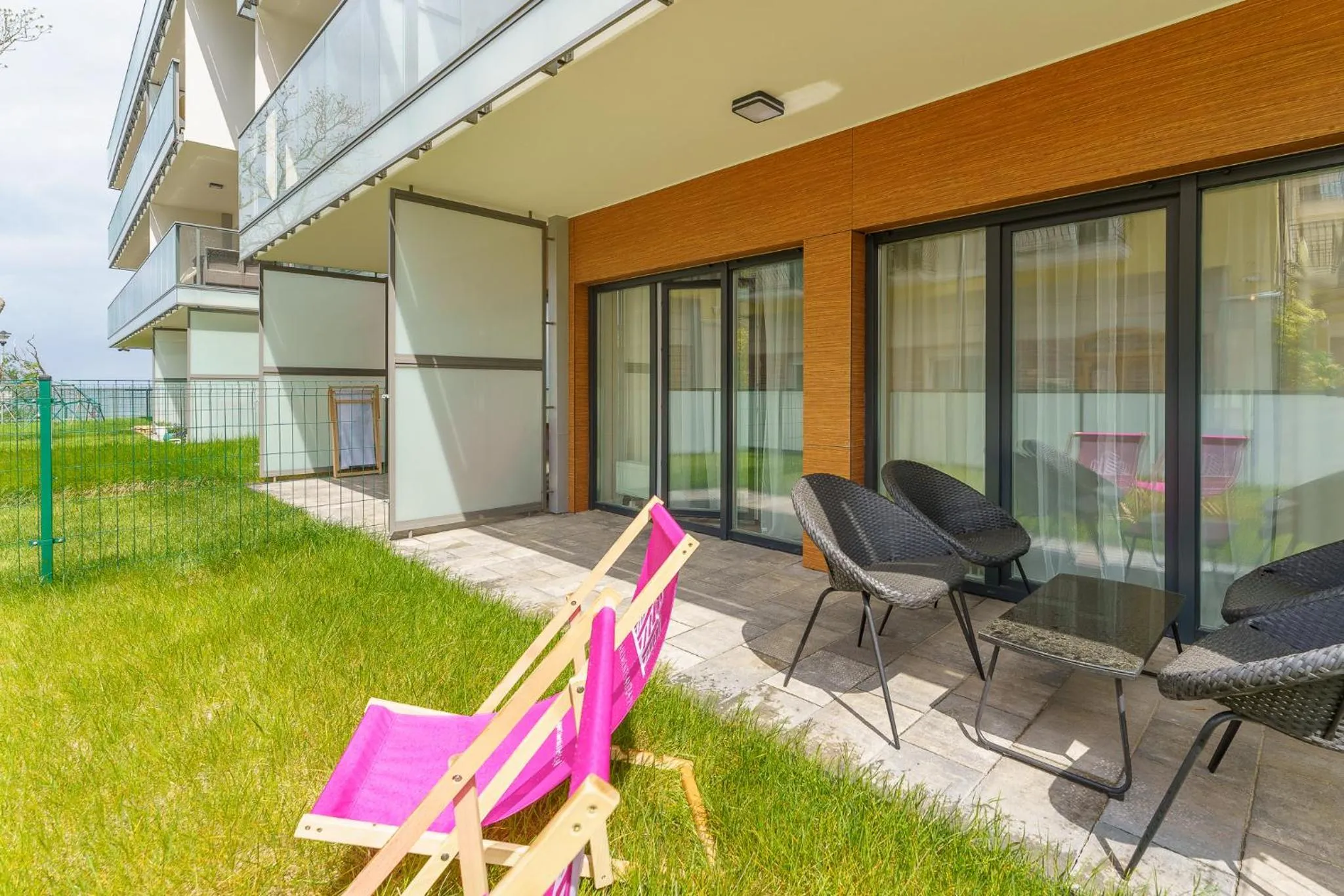 Balcony/Terrace in Ustronie Apartments 20 m do plaży