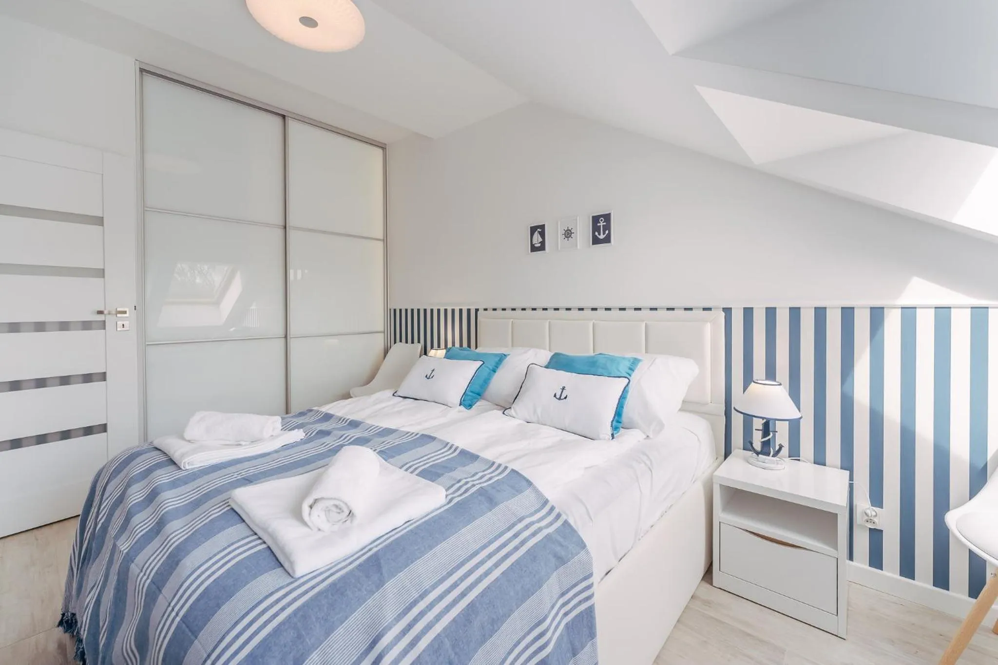 Bed in Ustronie Apartments 20 m do plaży