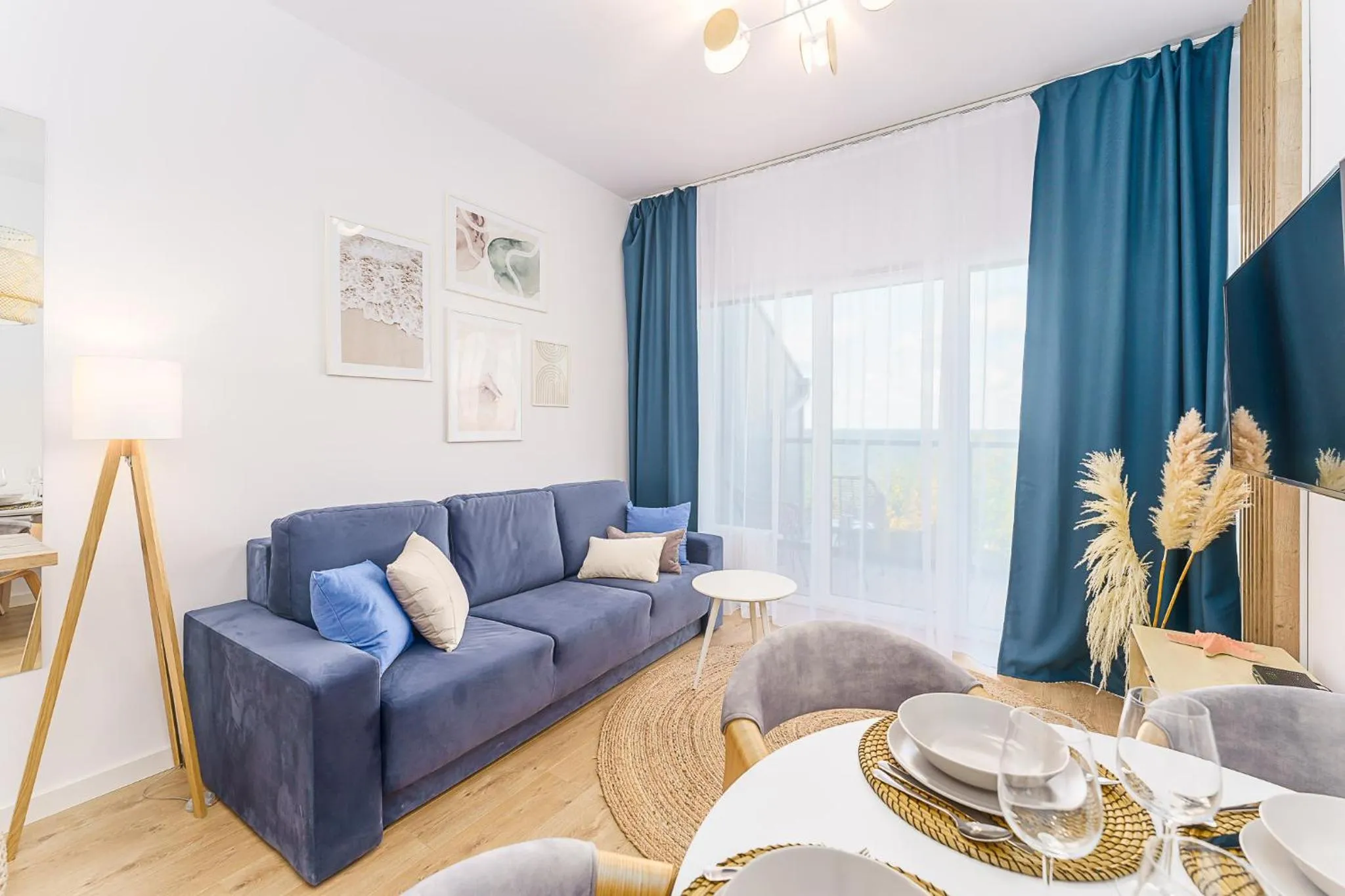 Living room in Ustronie Apartments 20 m do plaży