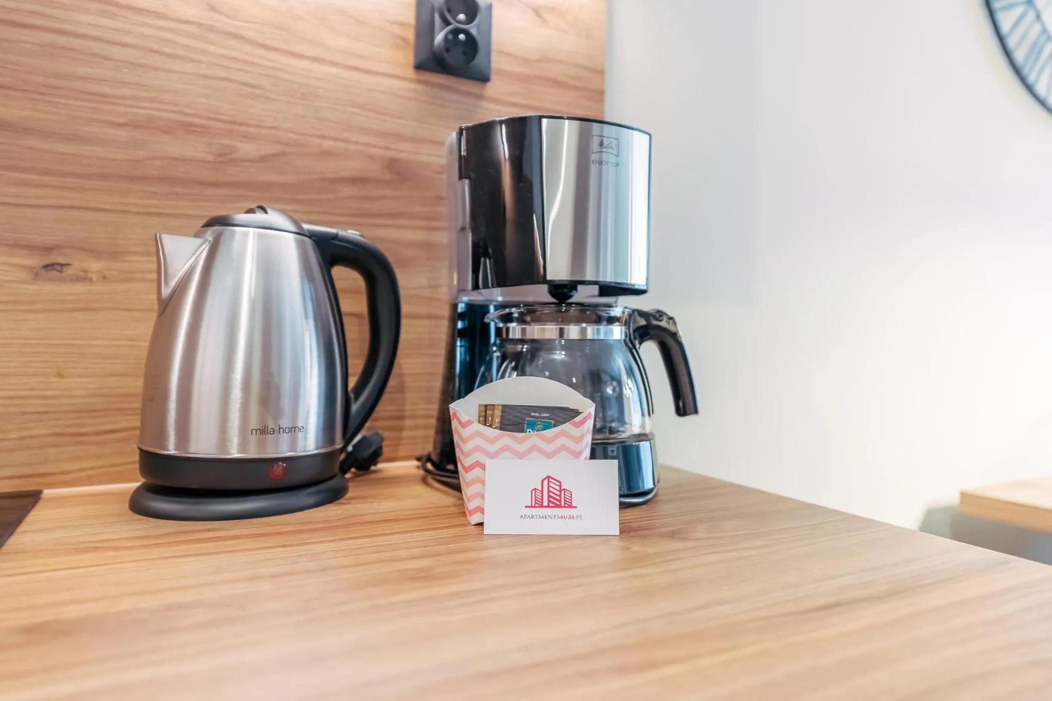 Coffee/tea facilities in Ustronie Apartments 20 m do plaży