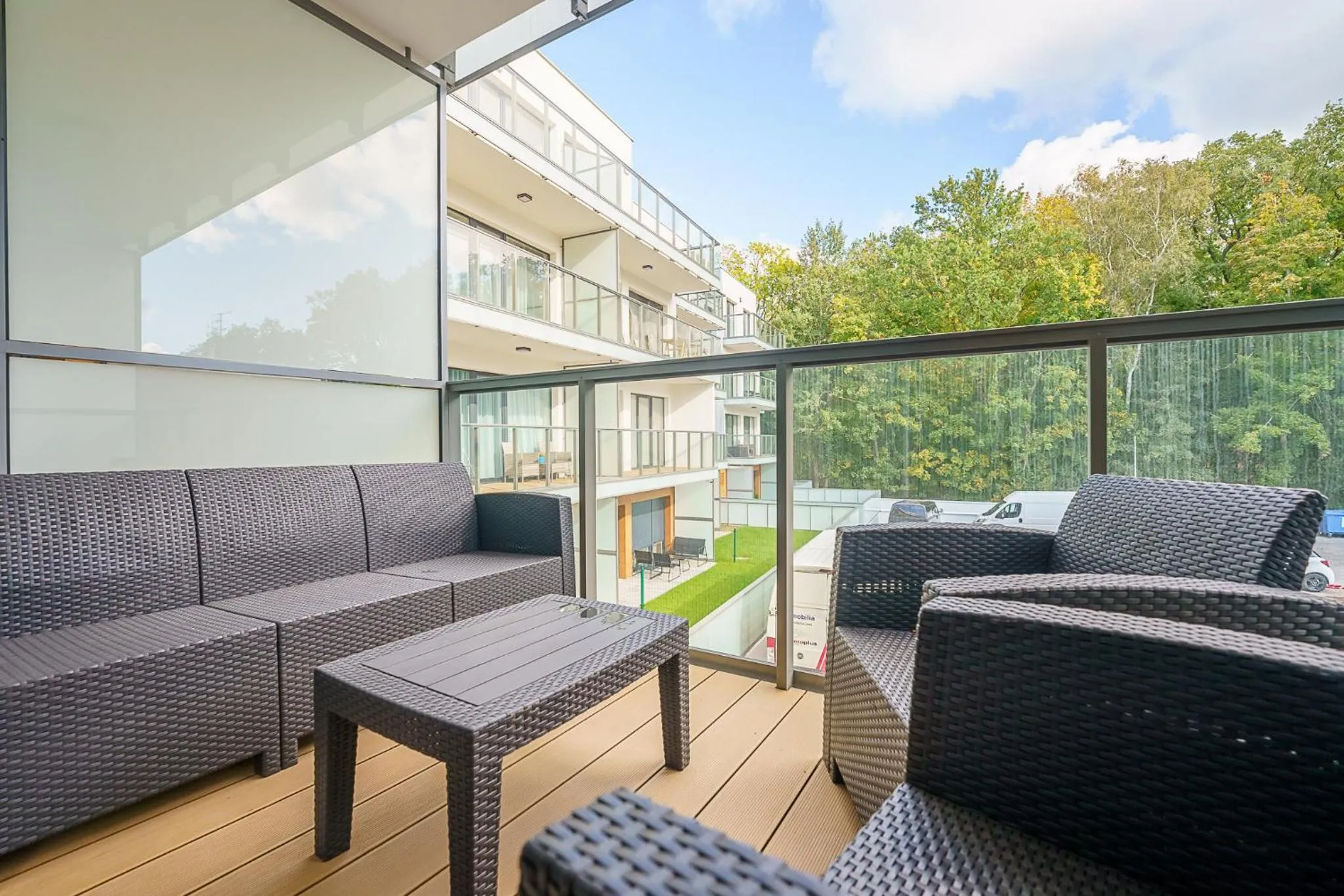 Patio in Ustronie Apartments 20 m do plaży