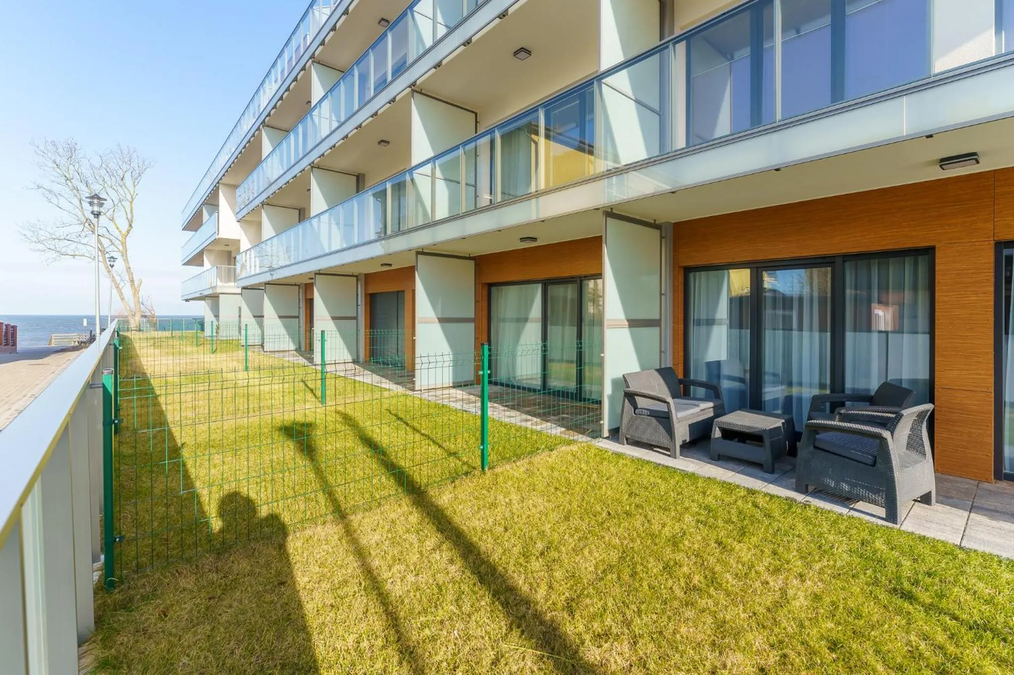 Garden in Ustronie Apartments 20 m do plaży